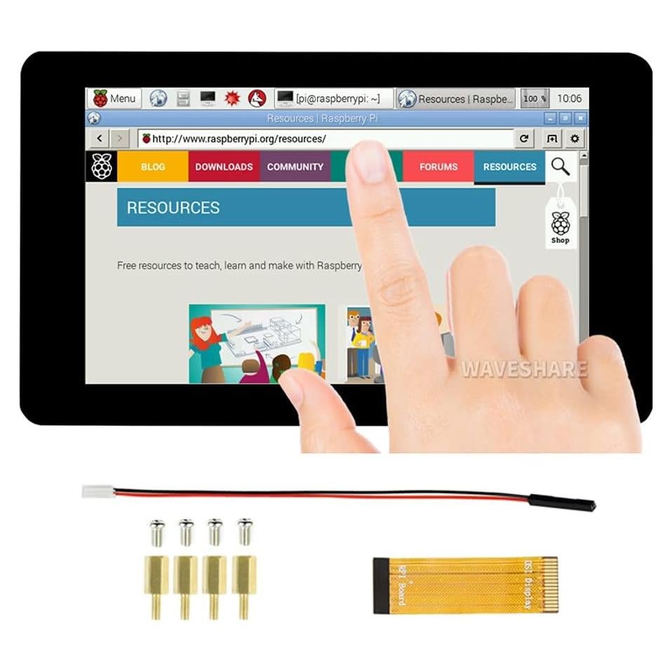 Pantalla Táctil Capacitiva 7" DSI 800x480 para Raspberry Pi XYGStudy