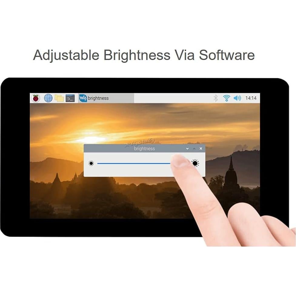 Pantalla Táctil Capacitiva 7" DSI 800x480 para Raspberry Pi XYGStudy