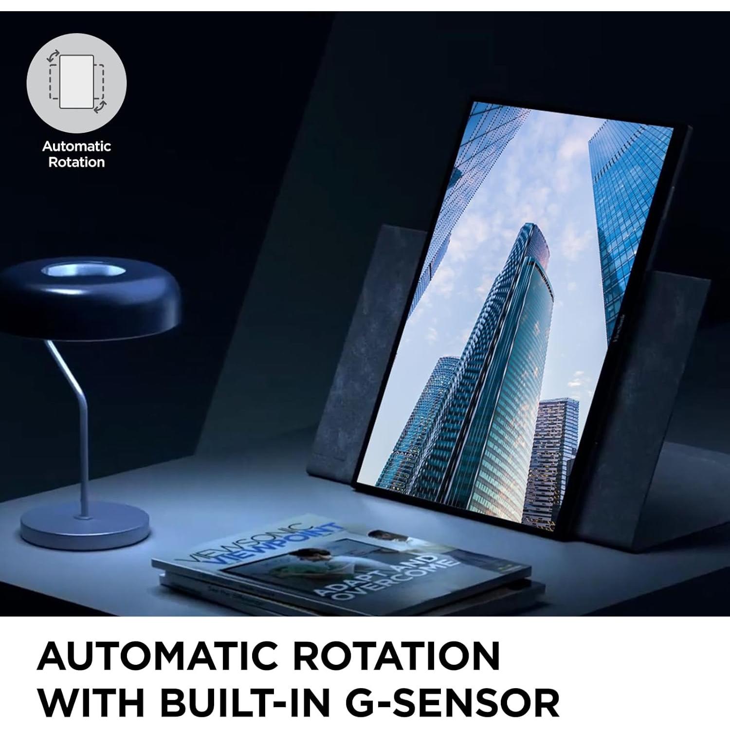 Monitor Portátil ViewSonic VG1656-2K 16" WQXGA IPS USB-C 65W