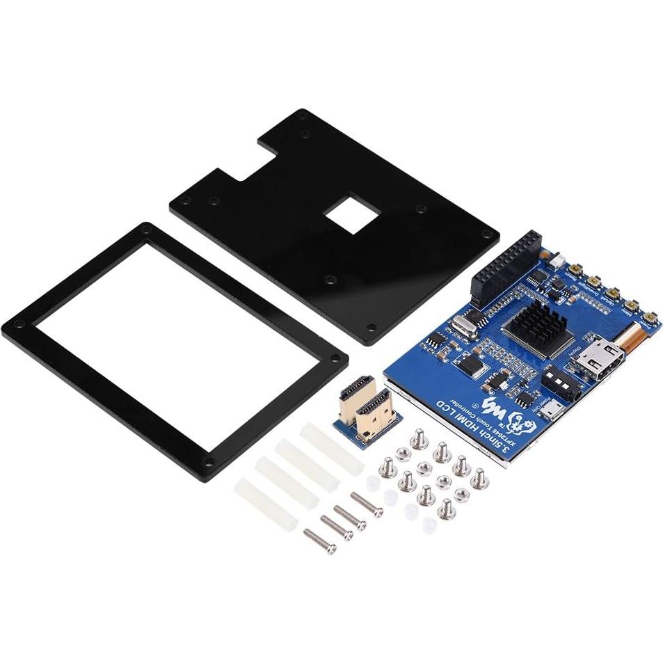 Monitor LCD 3.5" Zopsc IPS 1080P con Caja Acrílica