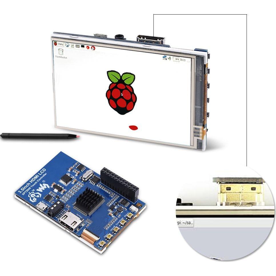 Monitor LCD 3.5" Zopsc IPS 1080P con Caja Acrílica