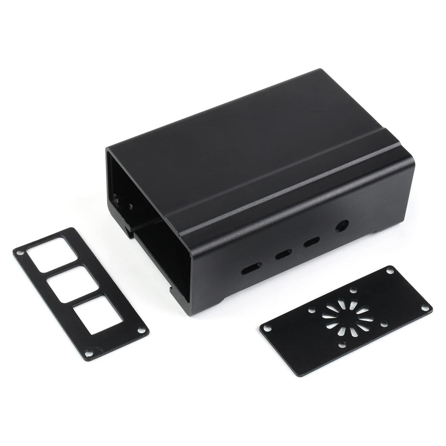 Caja de Aluminio para Riel DIN Waveshare Raspberry Pi 4