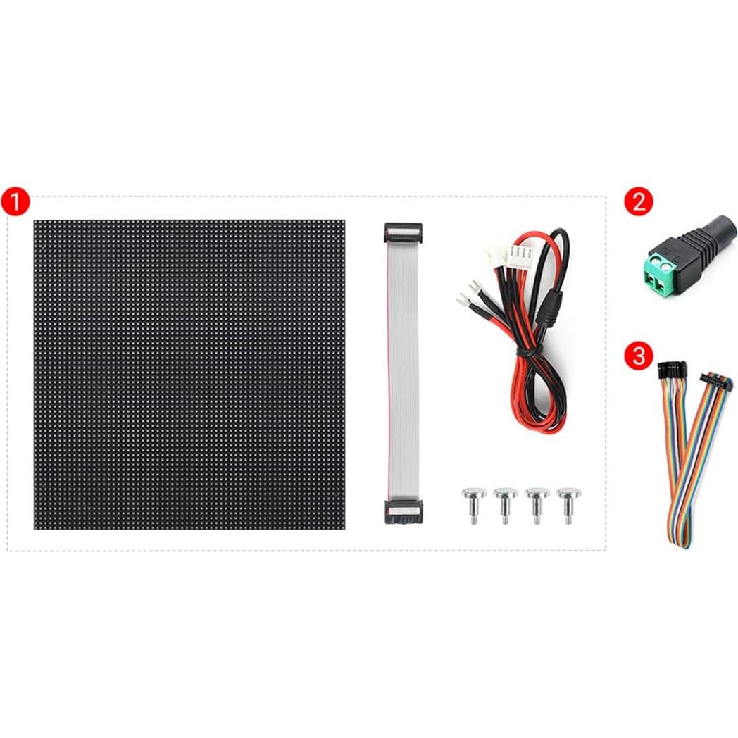 Panel LED RGB 64x64 Coolwell para Raspberry Pi - Brillo Ajustable