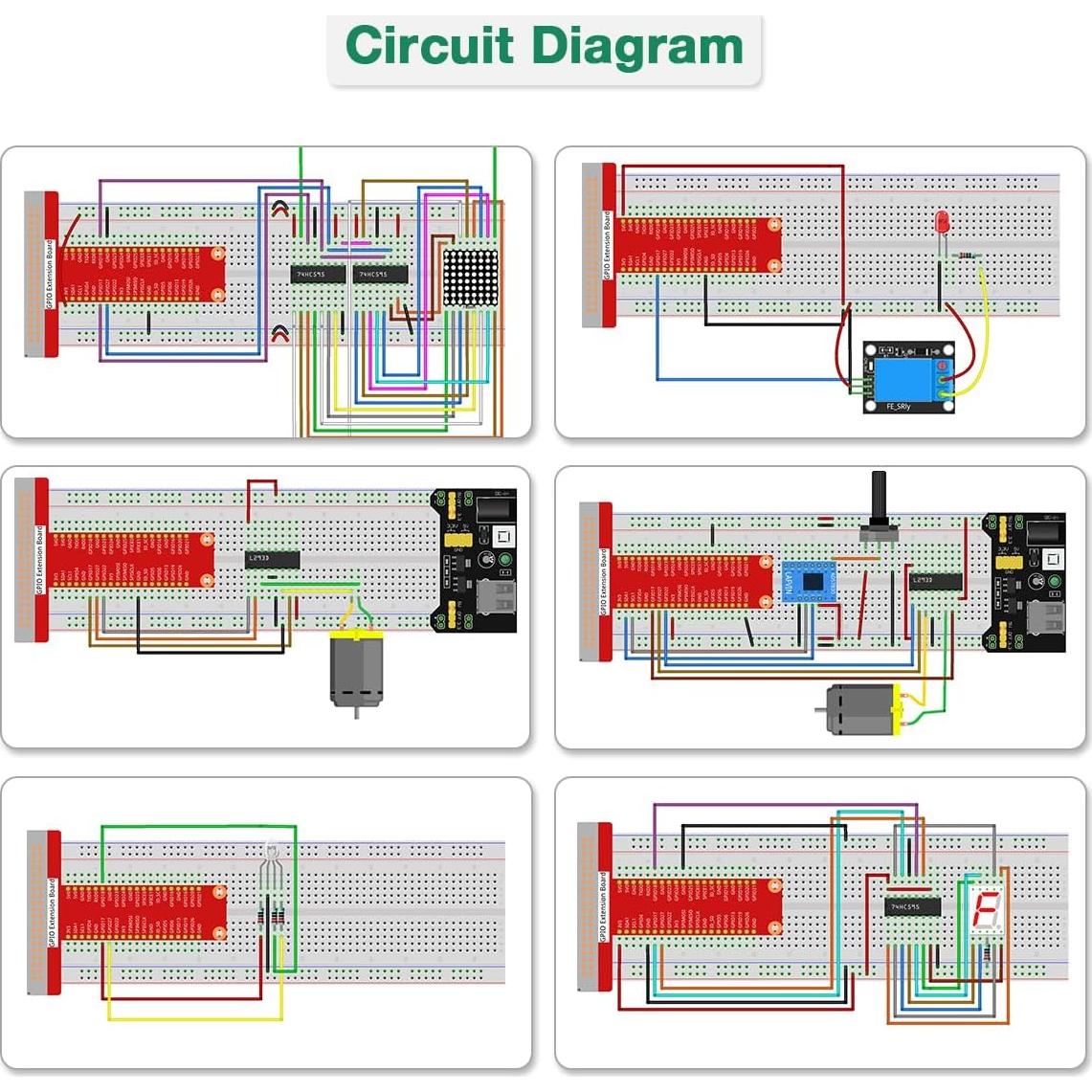 Kit de Inicio Básico LAFVIN para Raspberry Pi 400 - 35 componentes