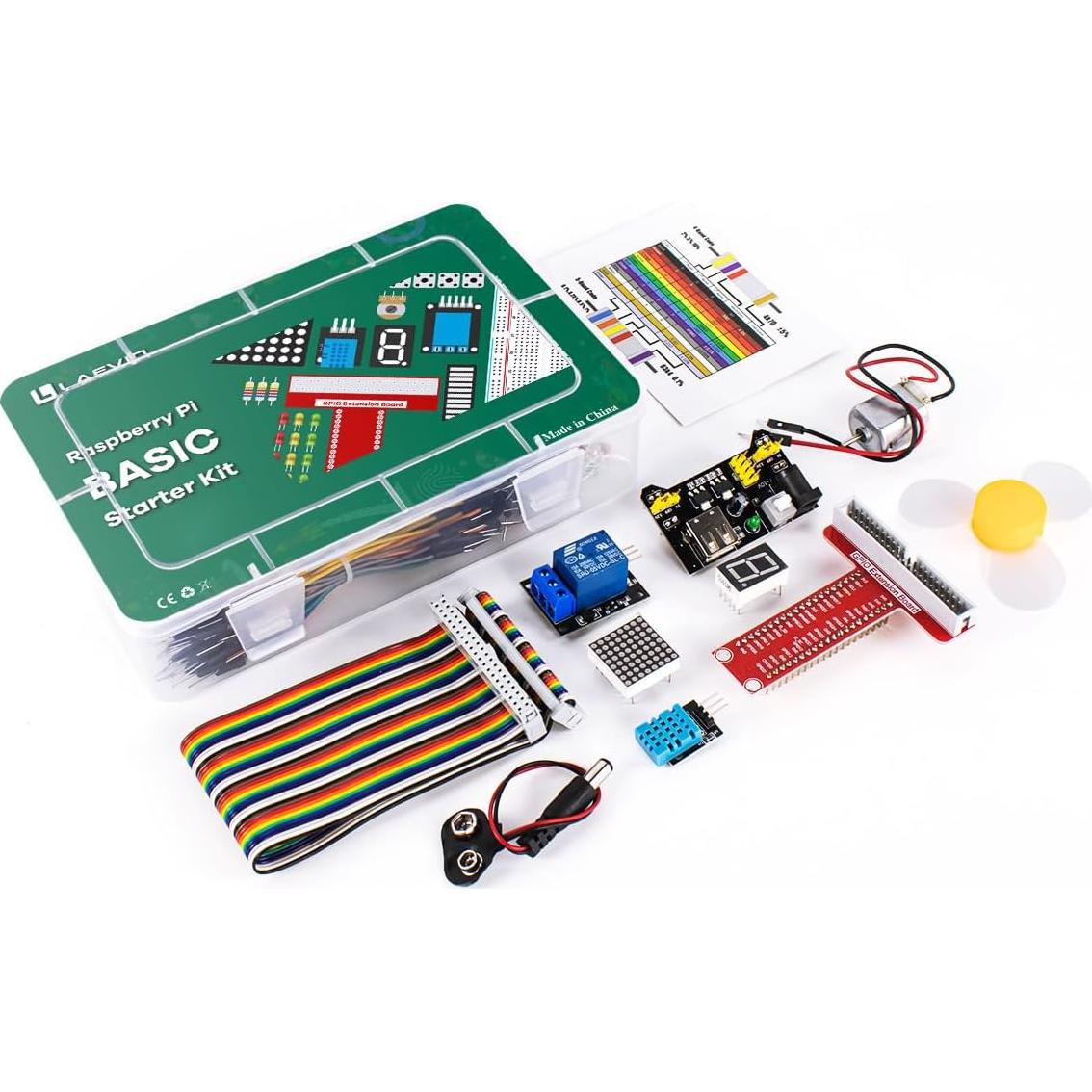 Kit de Inicio Básico LAFVIN para Raspberry Pi 400 - 35 componentes