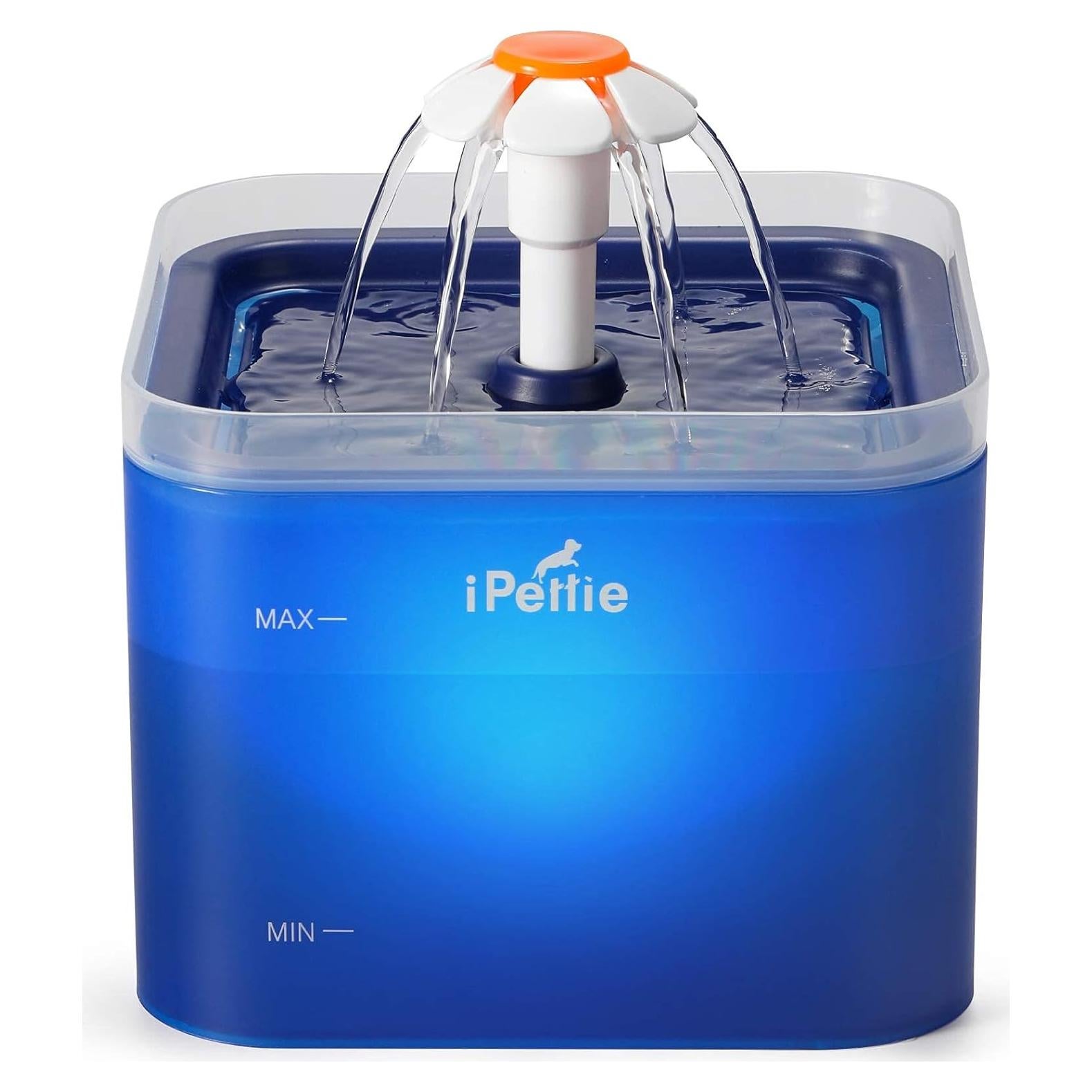 Fuente de Agua para Gatos iPettie Neverland 2L con Luz LED