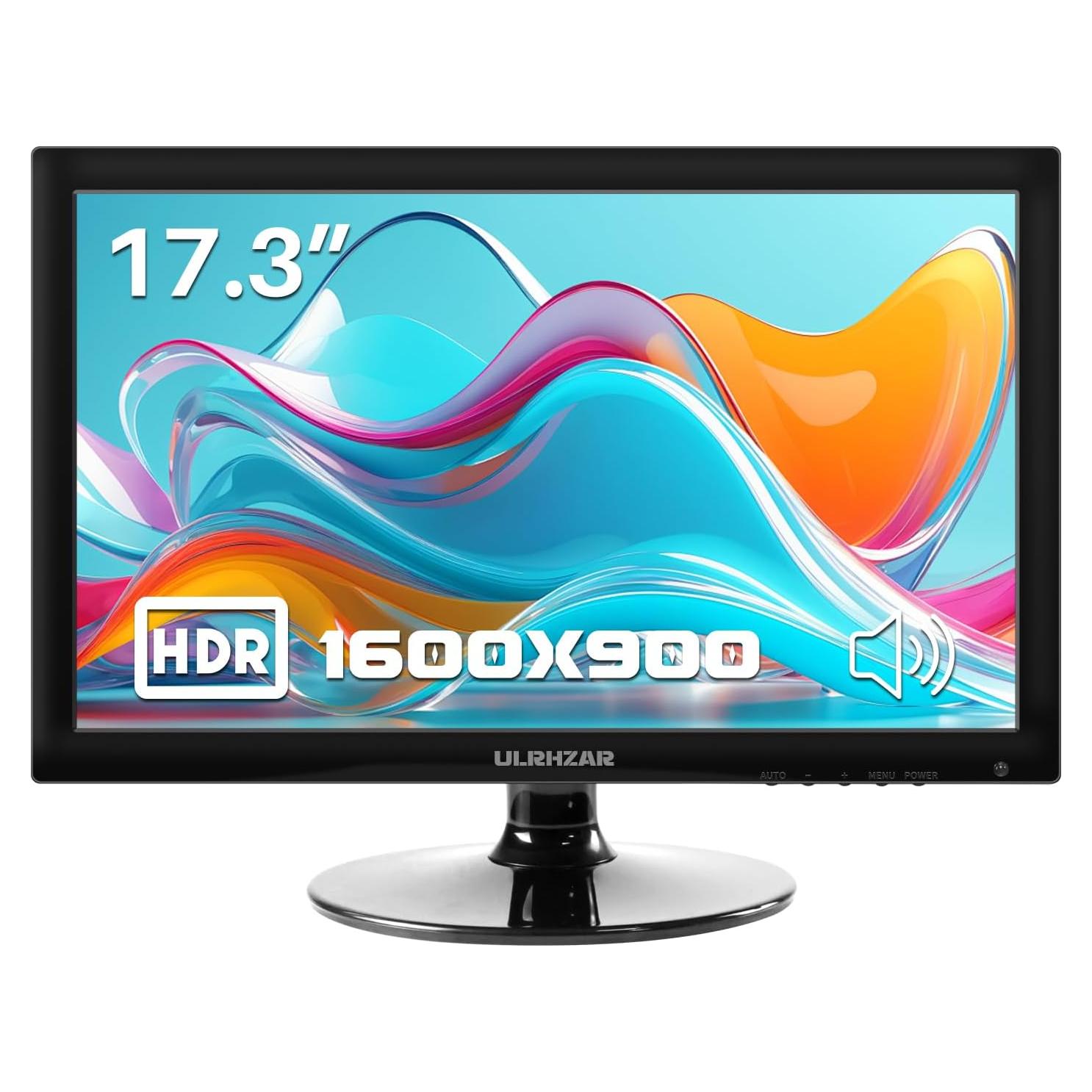 Monitor LCD 17.3" Kenowa 1600x900 HDMI VGA Altavoces