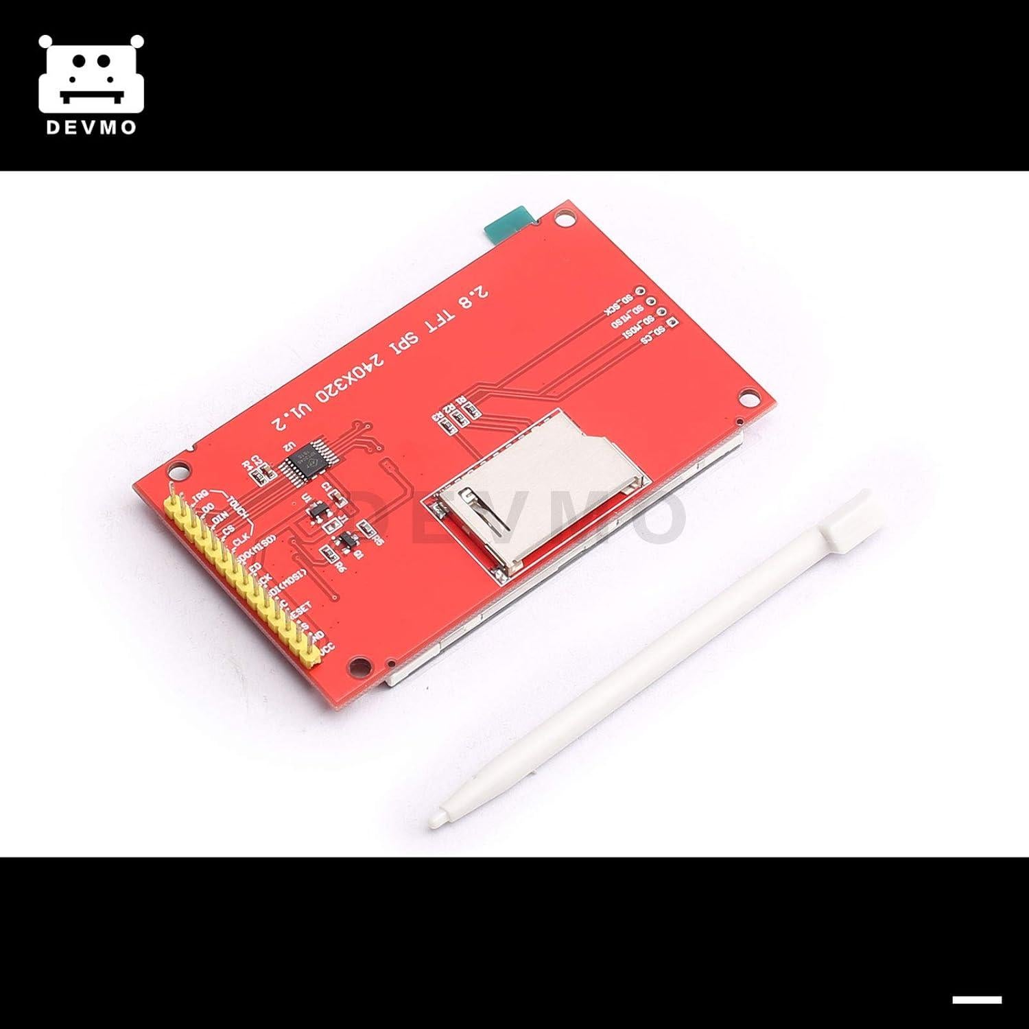 Pantalla Táctil 2.8" DEVMO ILI9341 LCD 240x320 SPI 5V