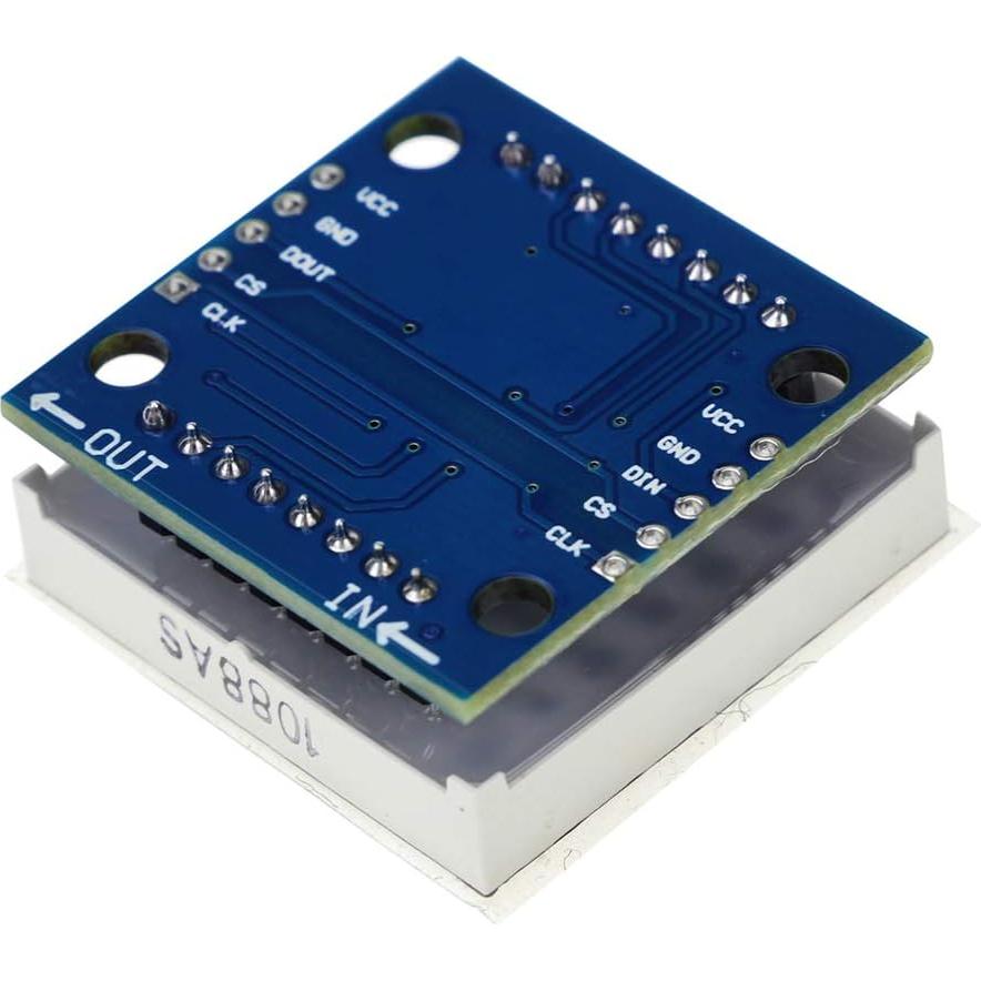 Módulo de Pantalla LED 8x8 HiLetgo MAX7219 5V - 3 Piezas