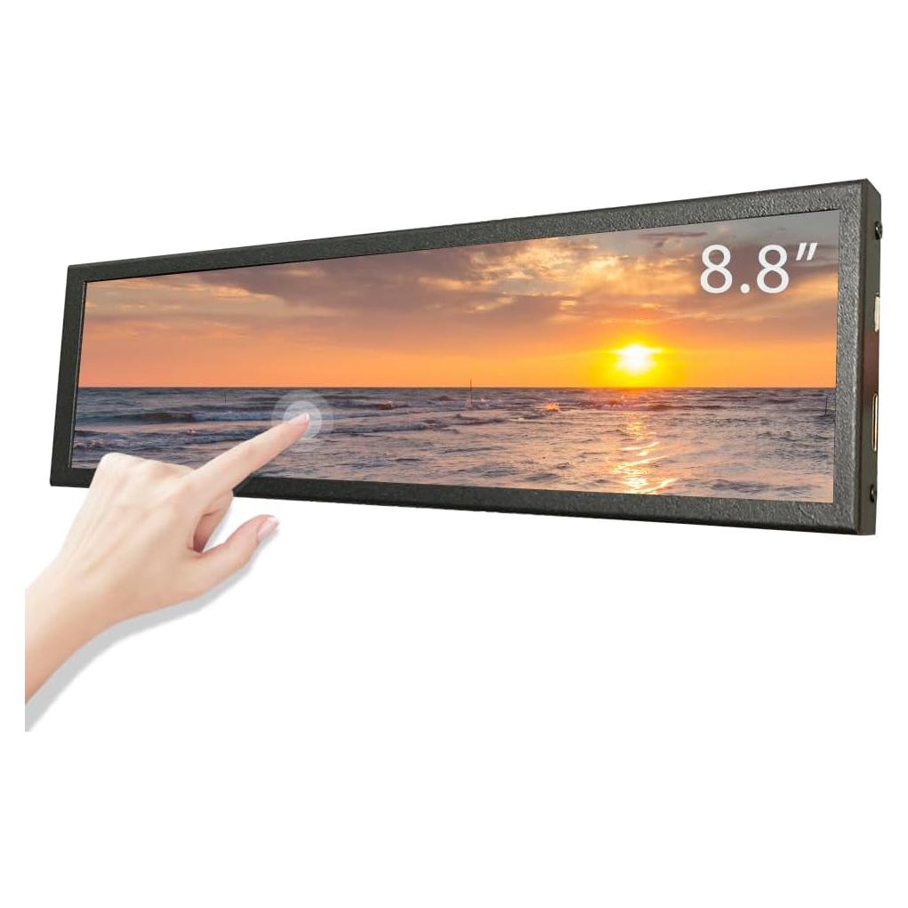 Monitor Táctil IPS 8.8" LESOWN P88-T 480x1920 para PC