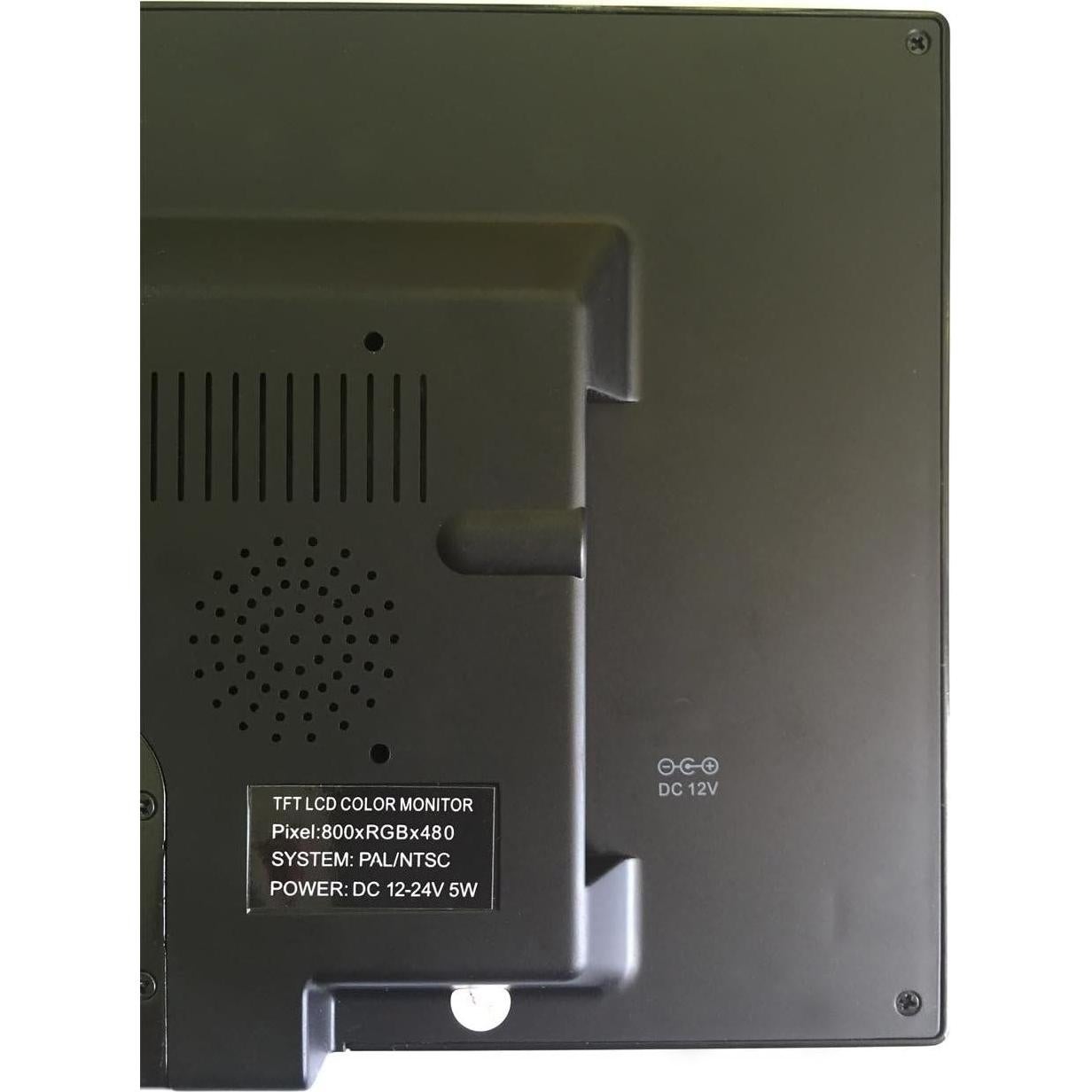 Monitor LCD TFT 7" PONPY HD 800x480 Táctil AV HDMI VGA