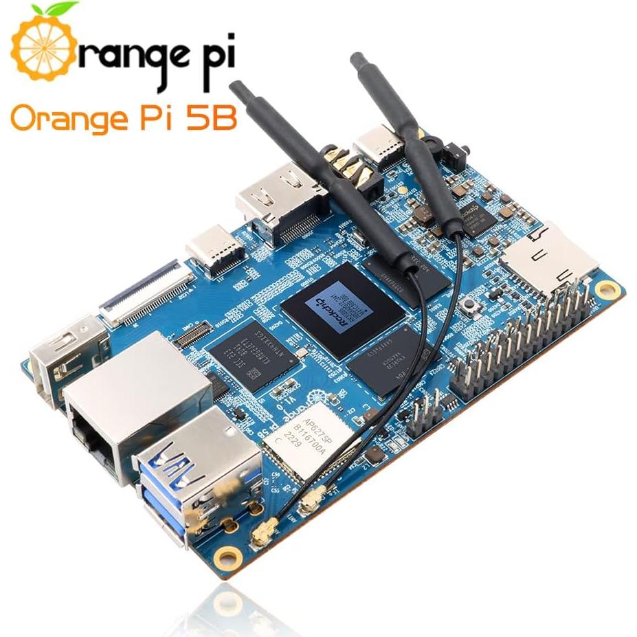 Computadora de Placa Única Orange Pi 5B 8GB 64GB eMMC