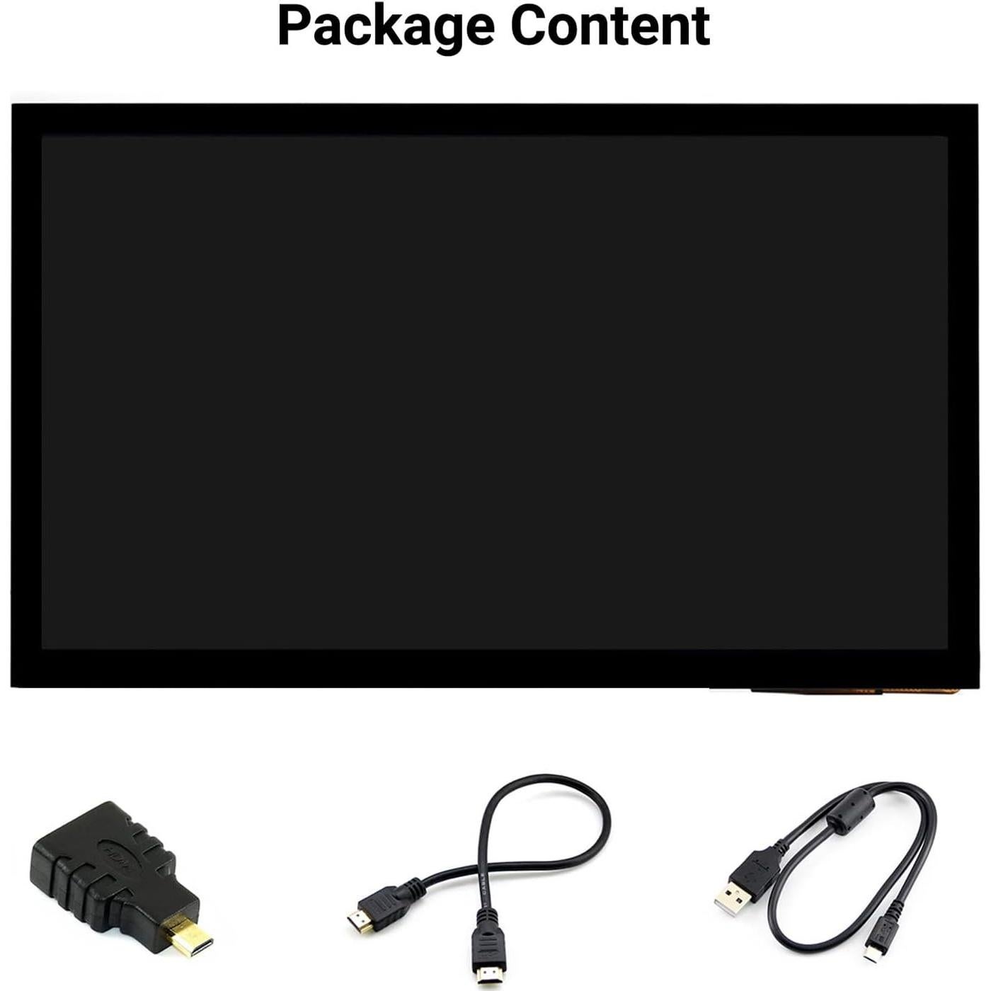 Pantalla Táctil Capacitiva LCD 10.1" Waveshare 1024x600 HDMI