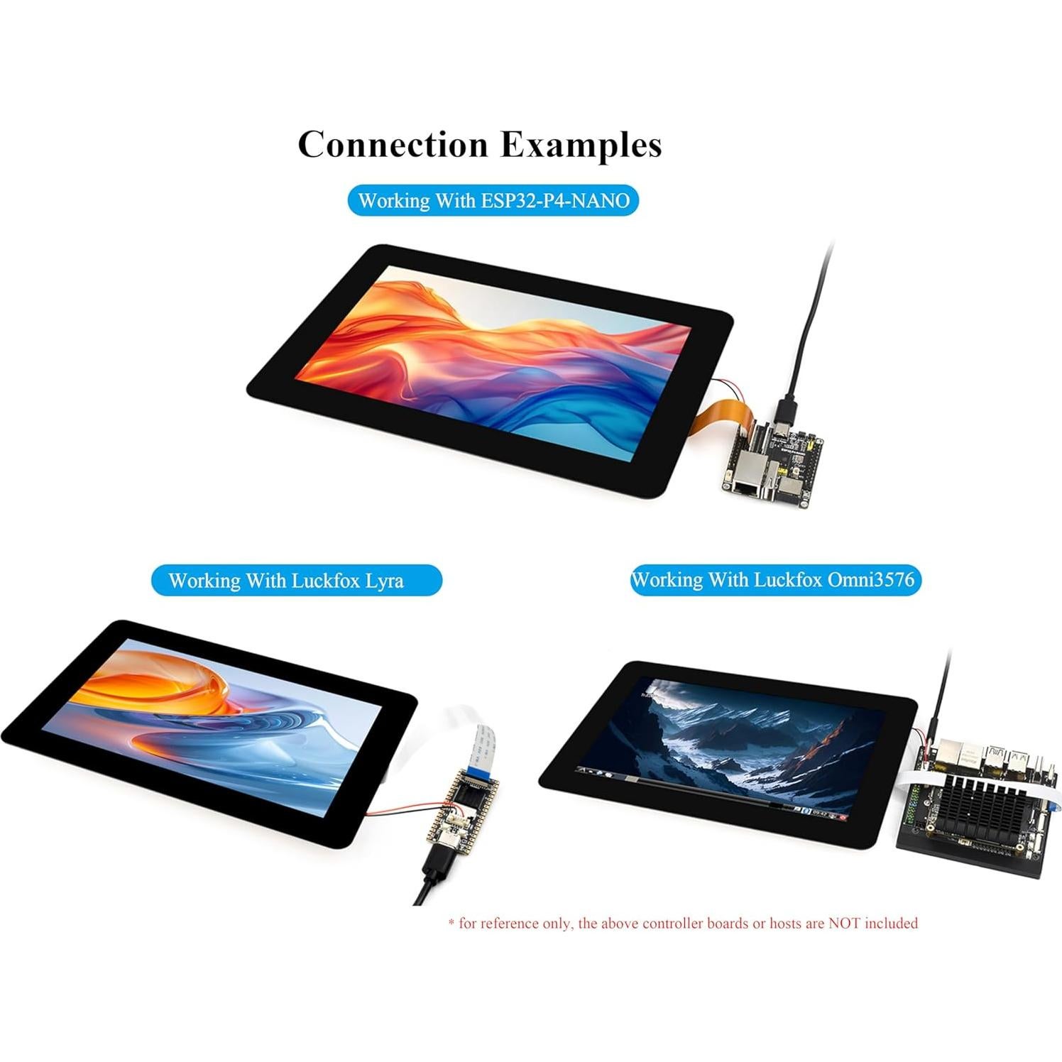 Pantalla Táctil Capacitiva LCD DSI 7" UeeKKoo 1280x720 IPS