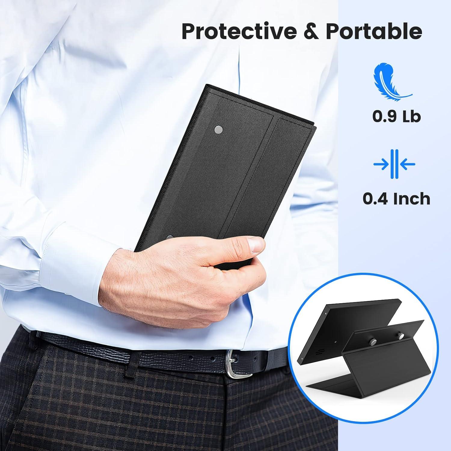 Monitor Portátil Eyoyo 7" Táctil 1024x600 Mini HDMI USB-C