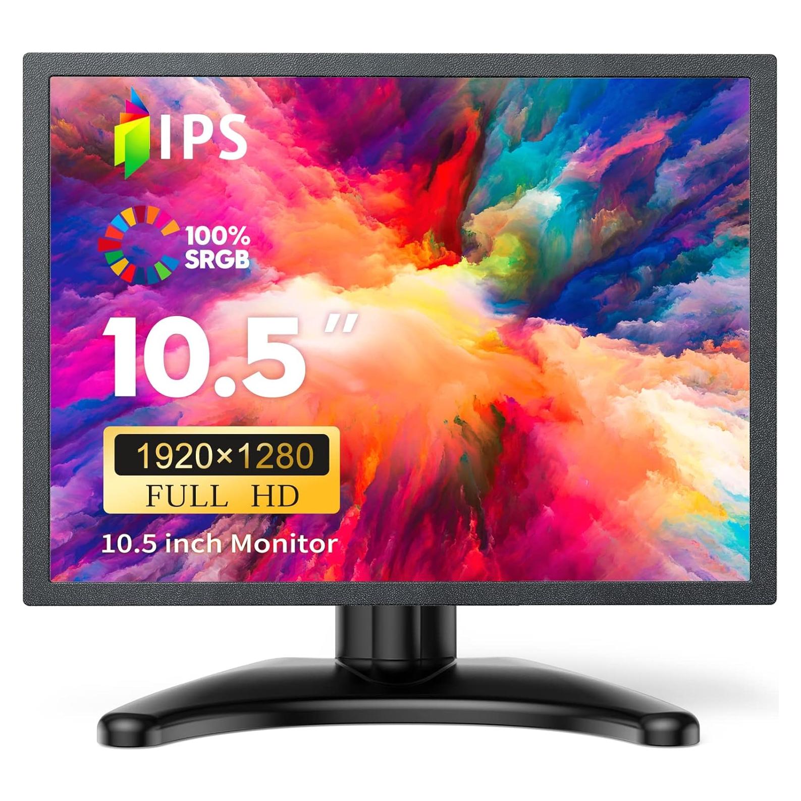 Monitor Portátil Miktver 10.1" FHD IPS 1920x1280 HDMI