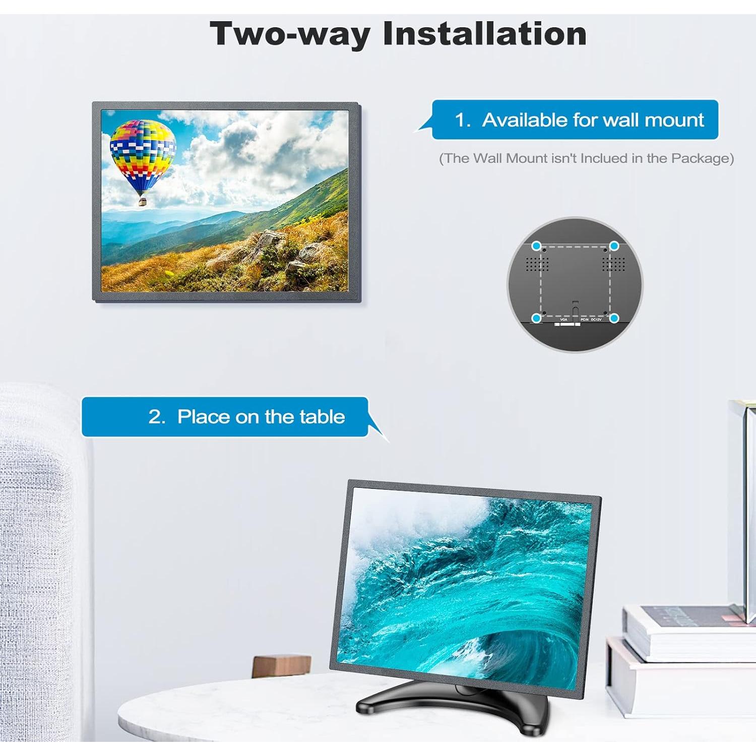 Monitor Portátil Miktver 10.1" FHD IPS 1920x1280 HDMI