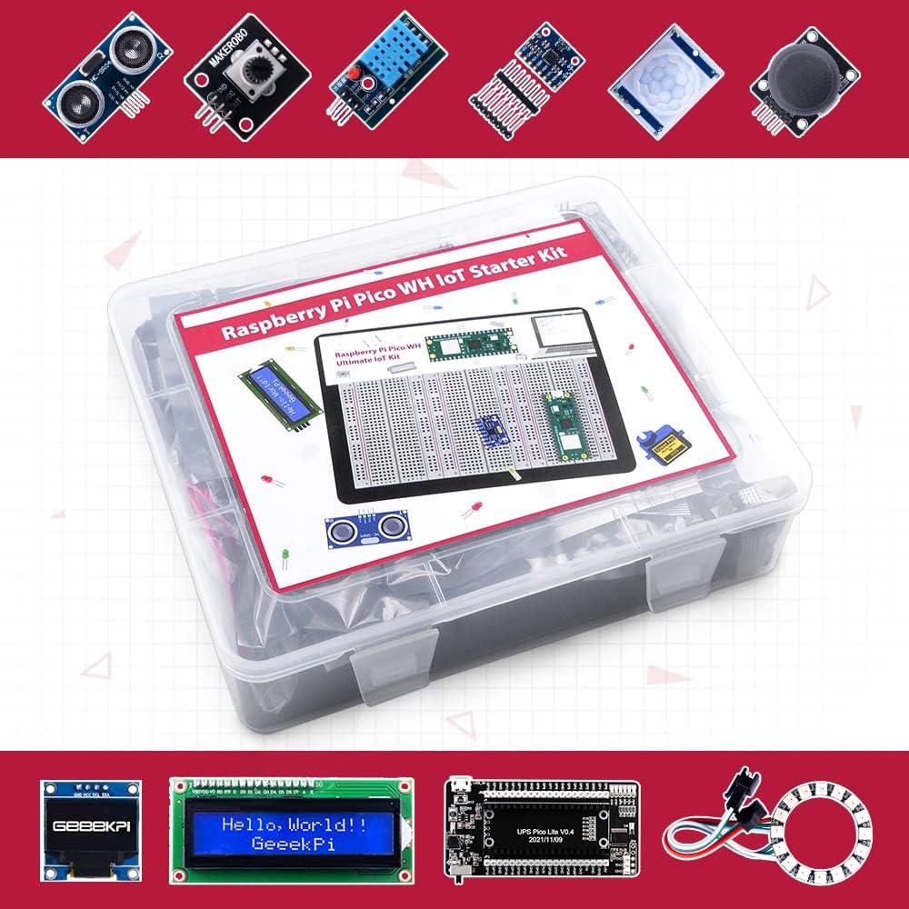 Kit Ultimate GeeekPi Raspberry Pi Pico W - Proyectos IoT