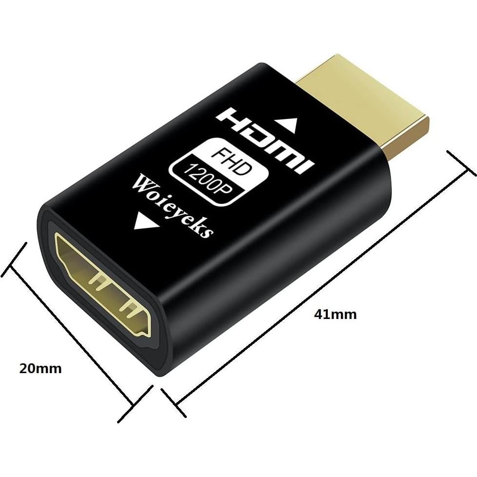 Emulador HDMI EDID Woieyeks 1920x1200@60Hz Passthrough