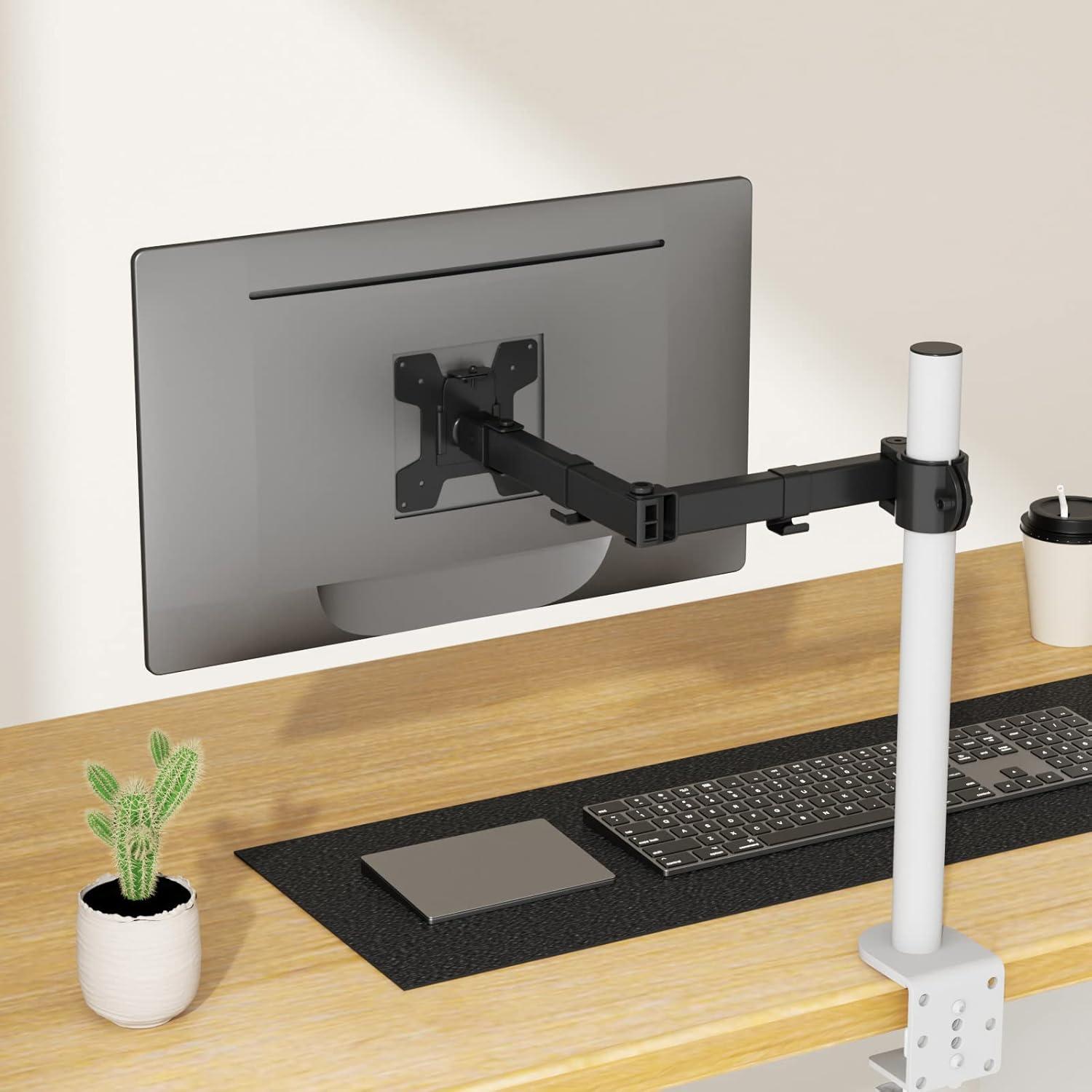 Soporte de Monitor WALI 001ARM Ajustable 27" Negro