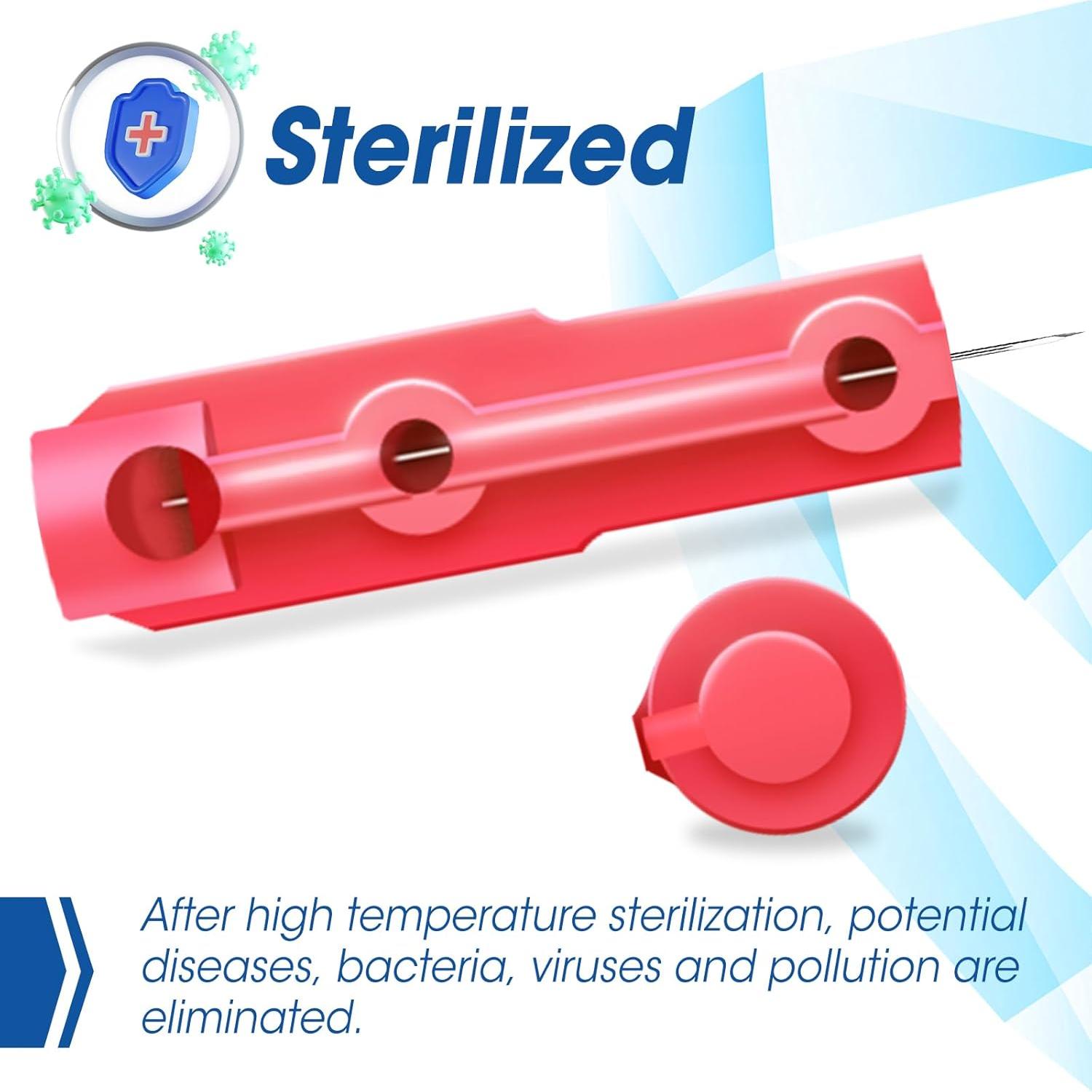 Lancetas Estériles AZEN 650 Pcs 30G para Diabetes