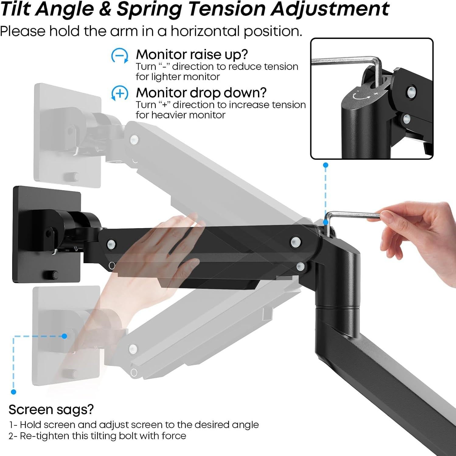 Soporte de Monitor IMtKotW para Pantallas de 43 cm a 124 cm