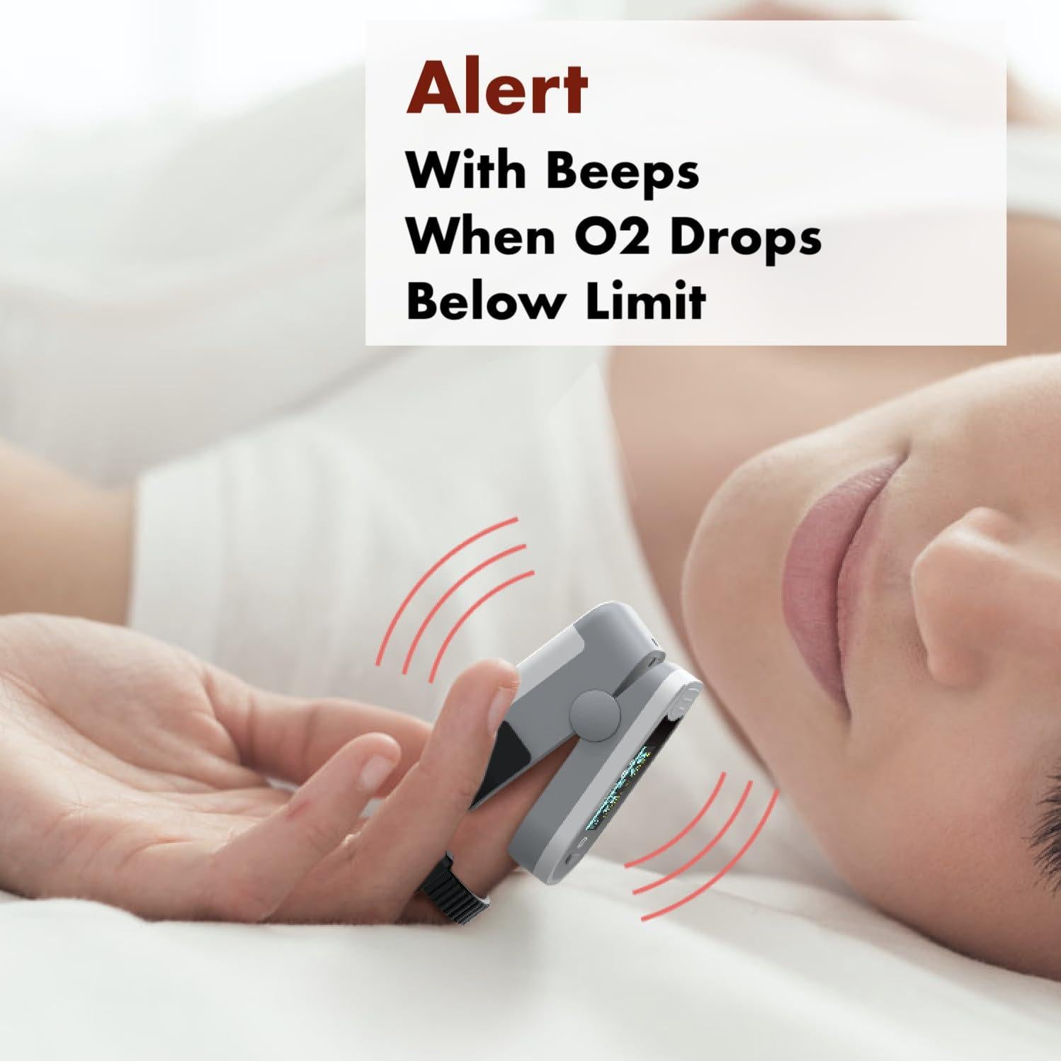 Monitor de Oxígeno EMAY EMO-80 con Grabación y App