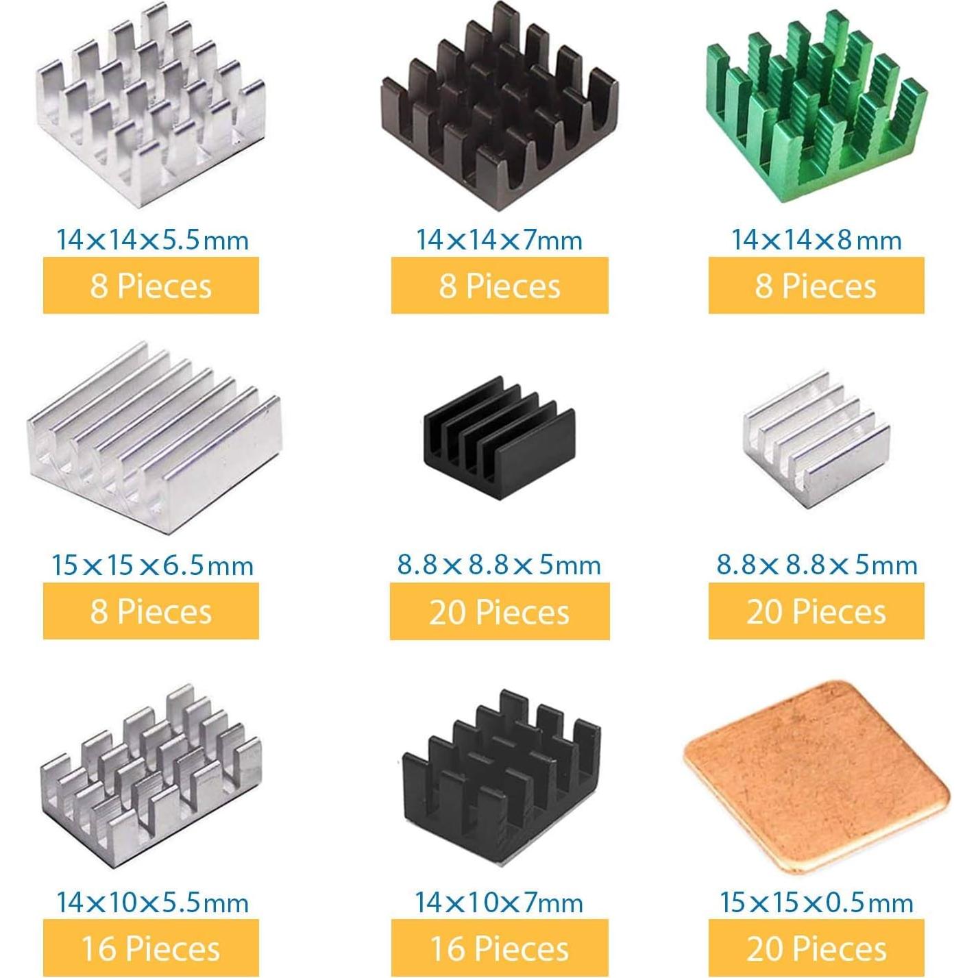 Kit de Disipador y Ventilador Easycargo para Raspberry Pi 4