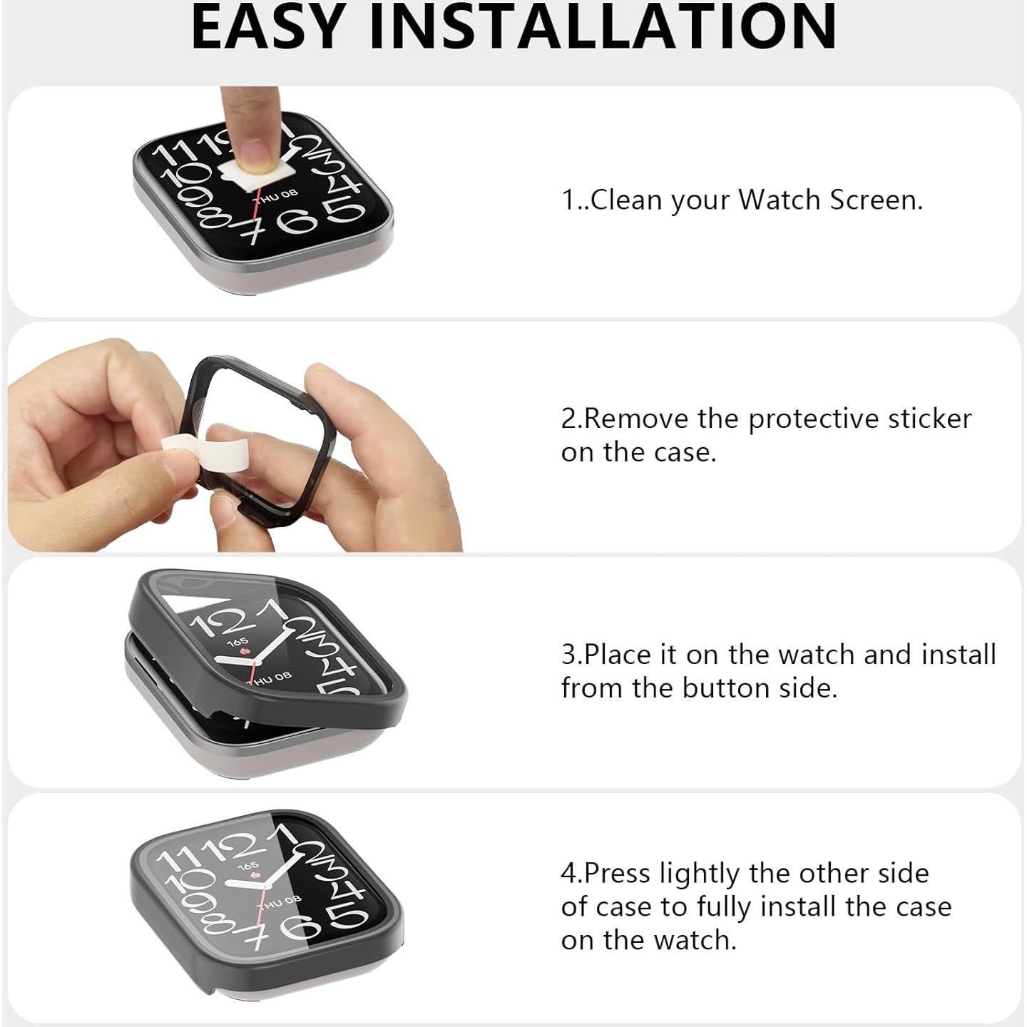 Funda Protectora para Reloj Amazfit Bip 5 Unity - 2 Piezas