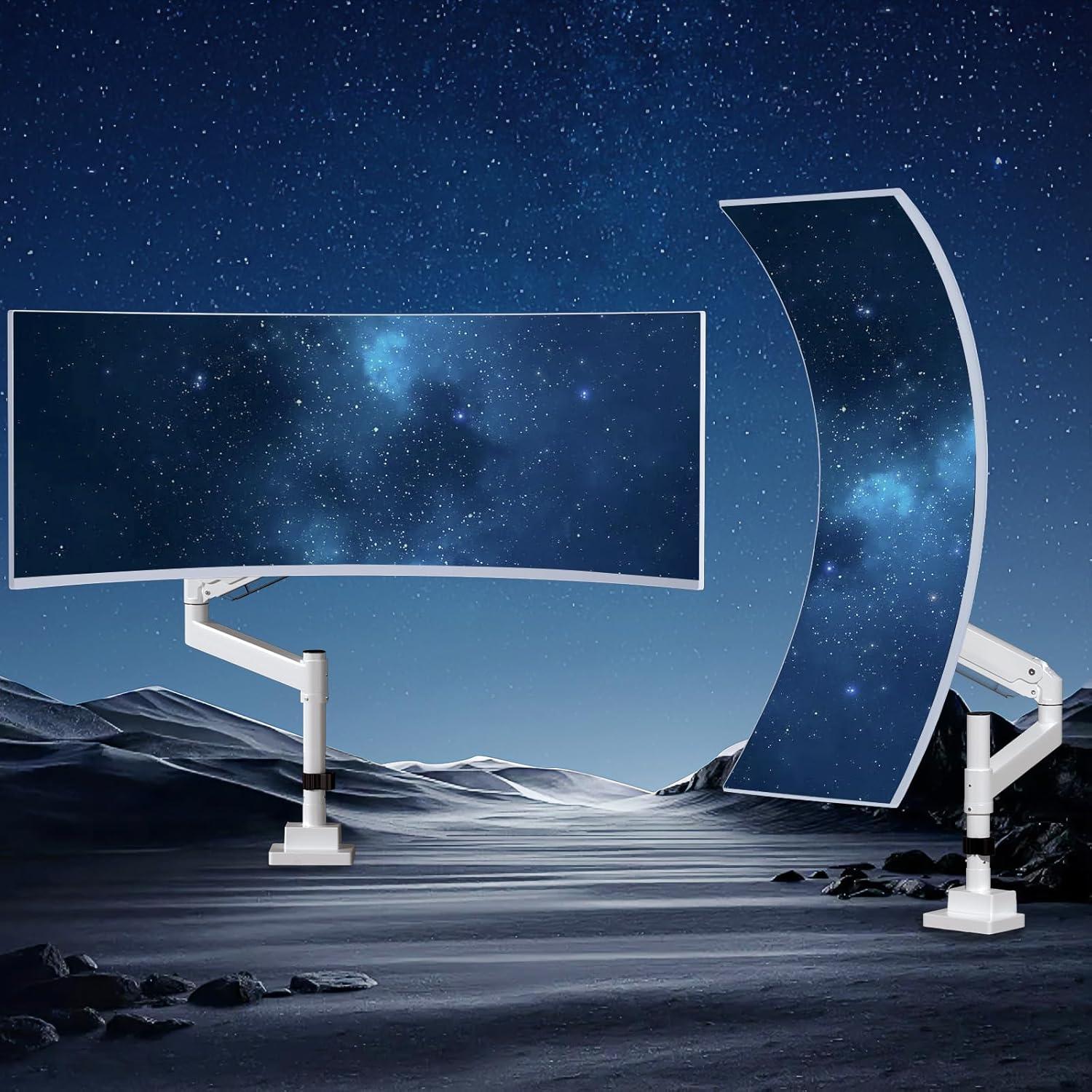 Soporte de Monitor Putilsen 24-57" Blanco VESA 75-200mm