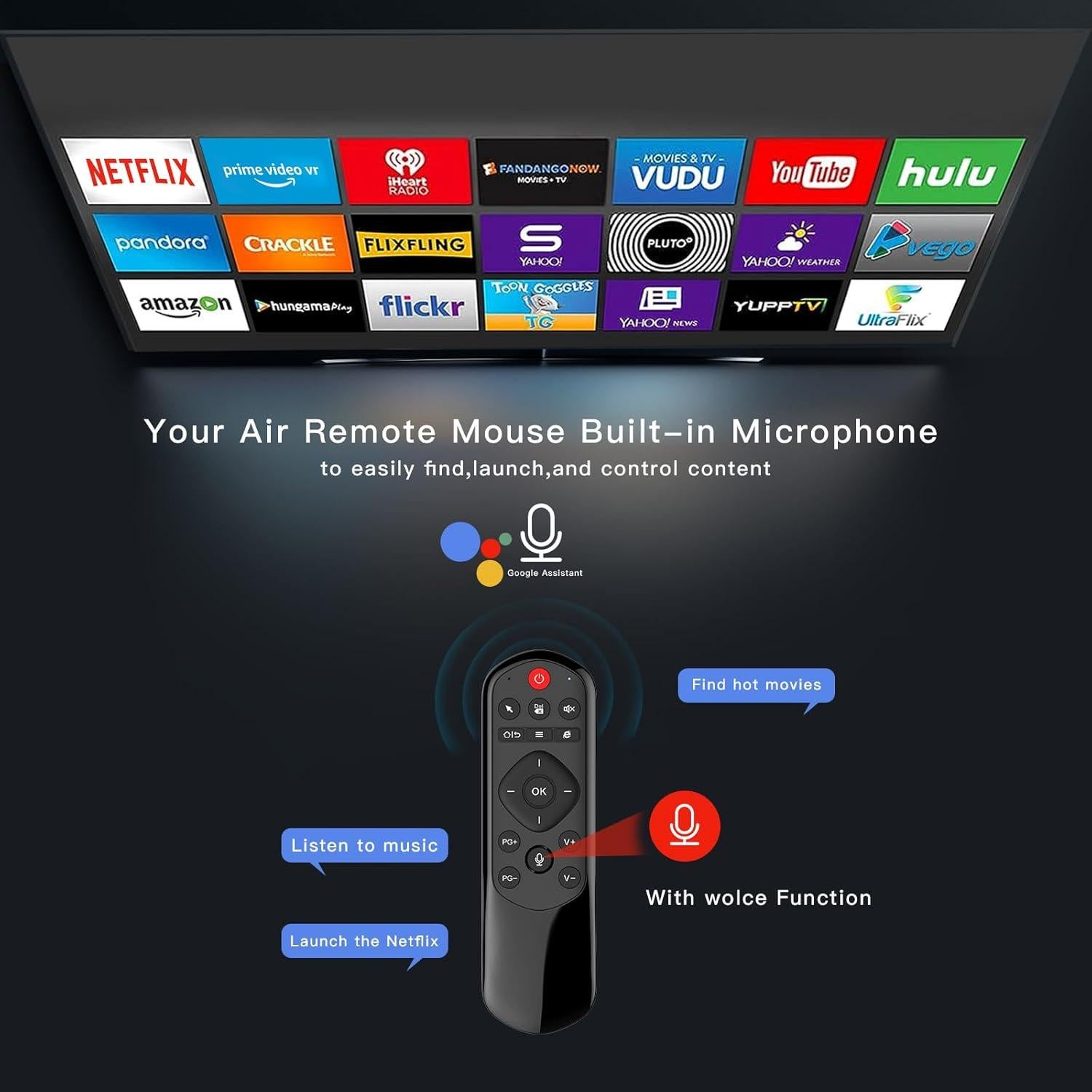 Control Remoto Universal iPazzPort Air Mouse QWERTY Bluetooth