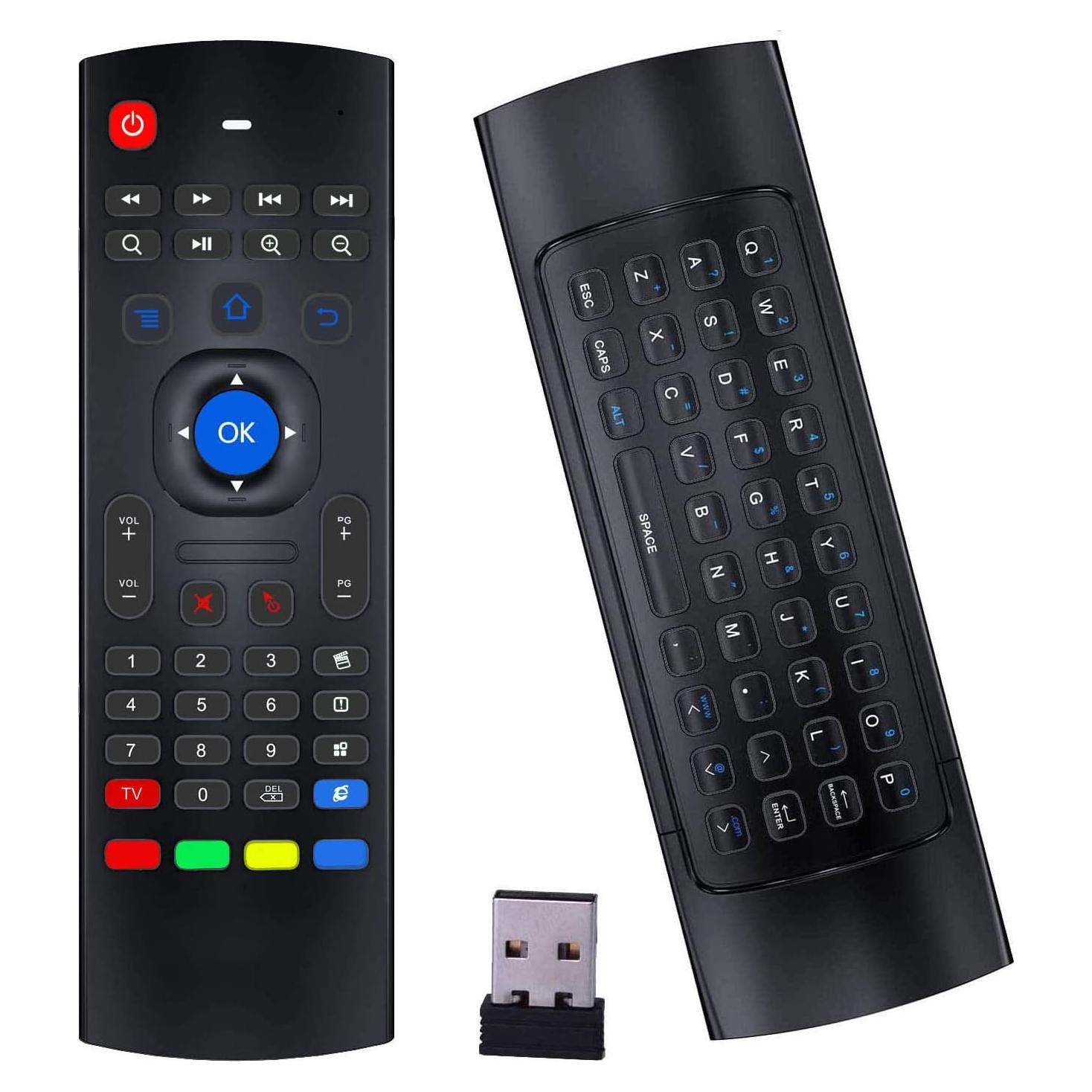 Control Remoto Air Mouse Rock&Rown MX3 Pro 2.4G Teclado
