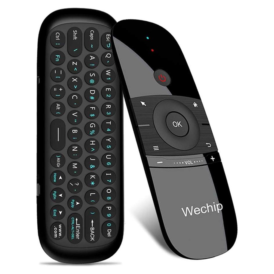 Control Remoto WeChip W1 Air Mouse con Teclado Inalámbrico
