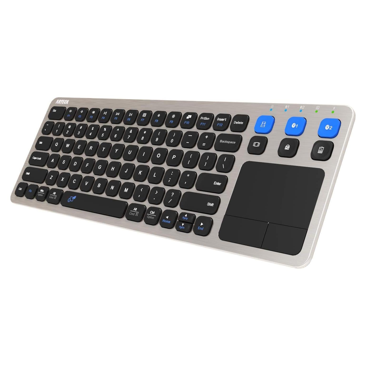 Teclado Inalámbrico Arteck HD197 con Touchpad y Control de Medios