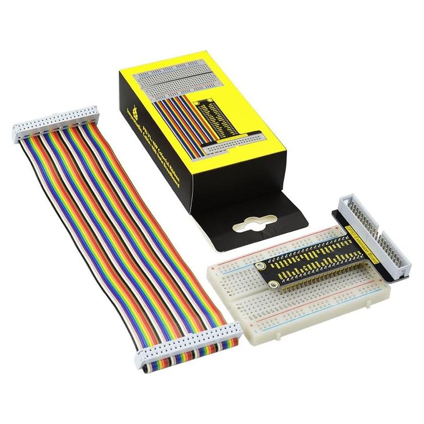 Kit de Expansión GPIO Keyestudio para Raspberry Pi - Cable y Protoboard