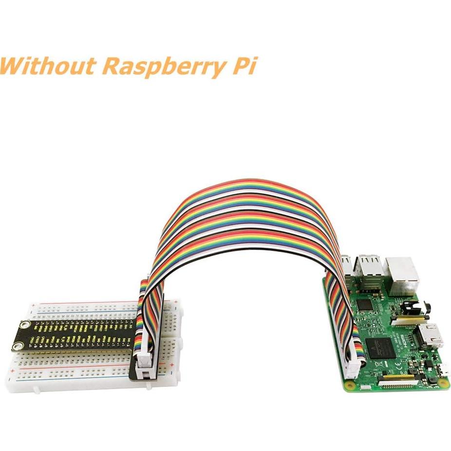 Kit de Expansión GPIO Keyestudio para Raspberry Pi - Cable y Protoboard