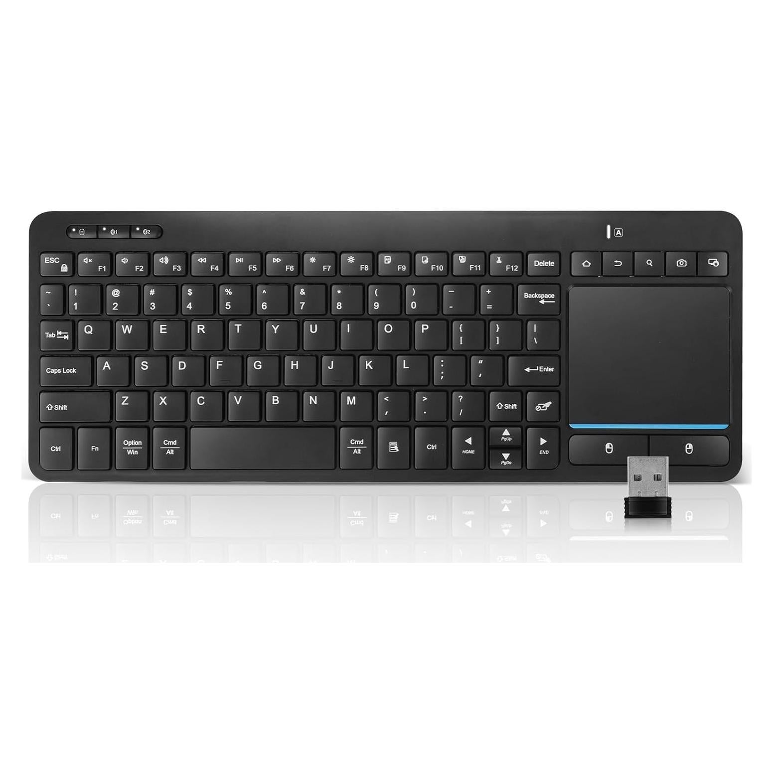 Teclado Inalámbrico Bluetooth Bnnwa con Touchpad Multidispositivo