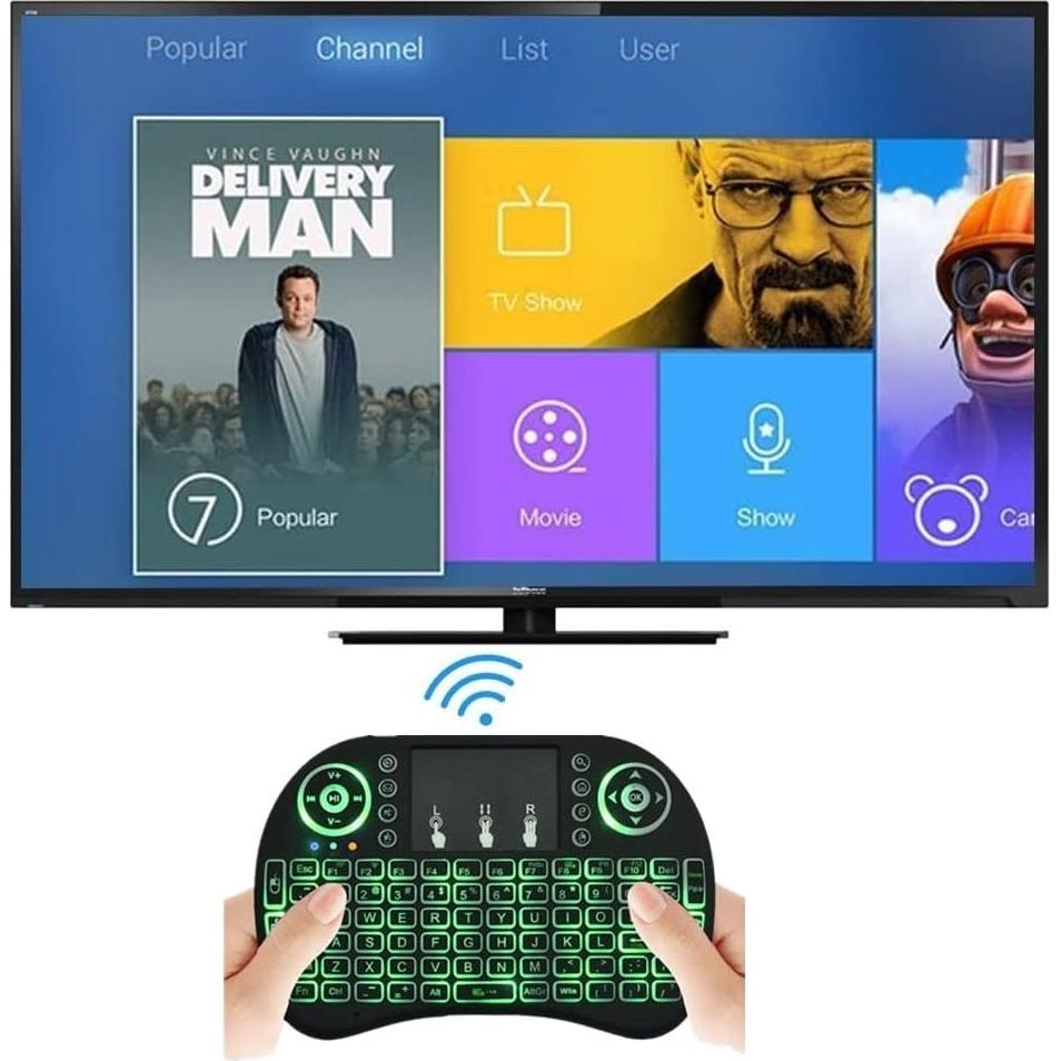 Teclado Mini Inalámbrico BIFANS con Touchpad y Ratón