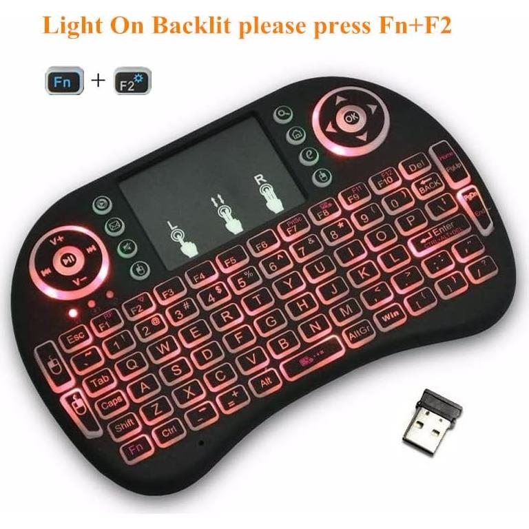 Teclado Mini Inalámbrico BIFANS con Touchpad y Ratón