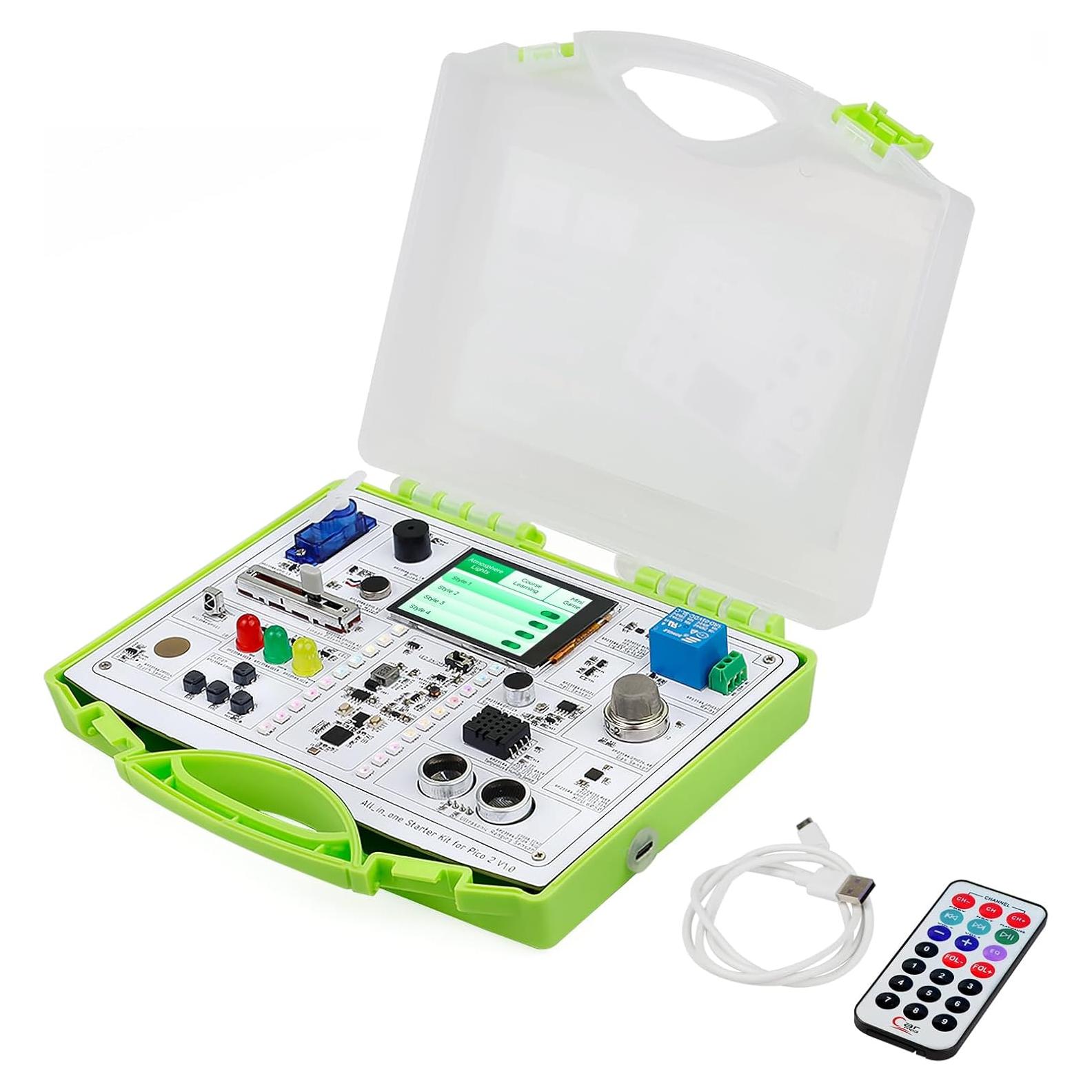 Kit de inicio ELECROW Pico 2 RP2350 con 17 sensores