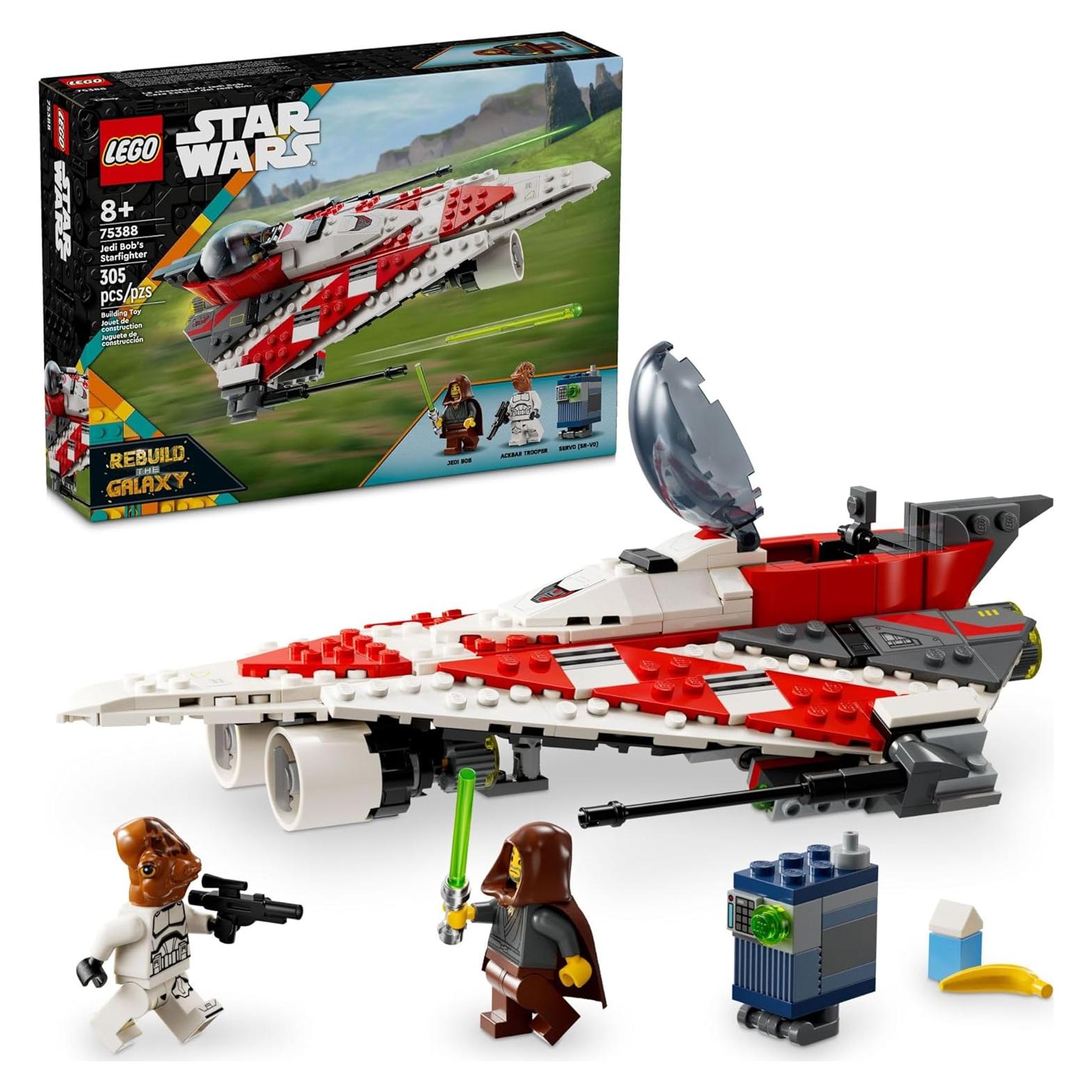 LEGO Star Wars Caza Estelar Jedi Bob 75388 - 305 Piezas