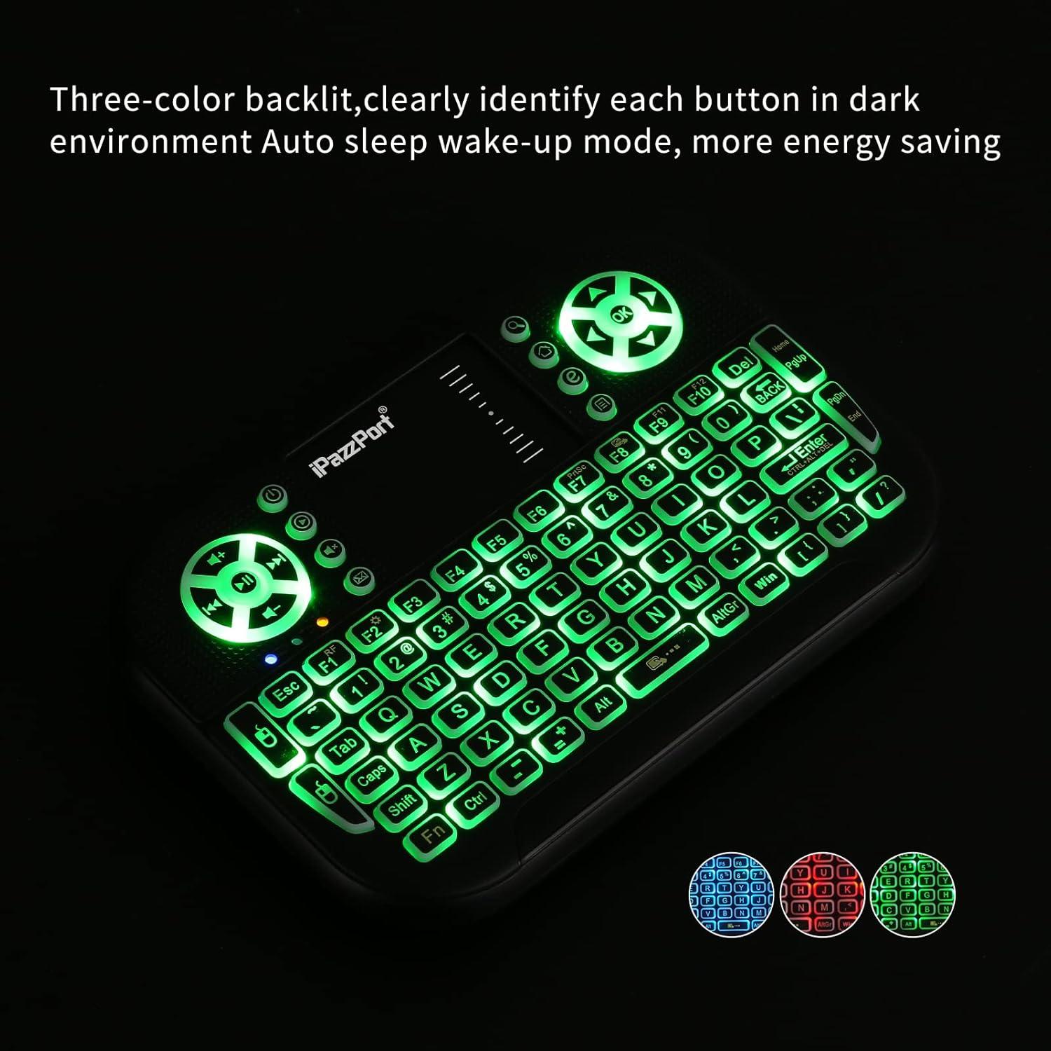 Teclado Mini Bluetooth UNISEN KP-810-21SA con Touchpad