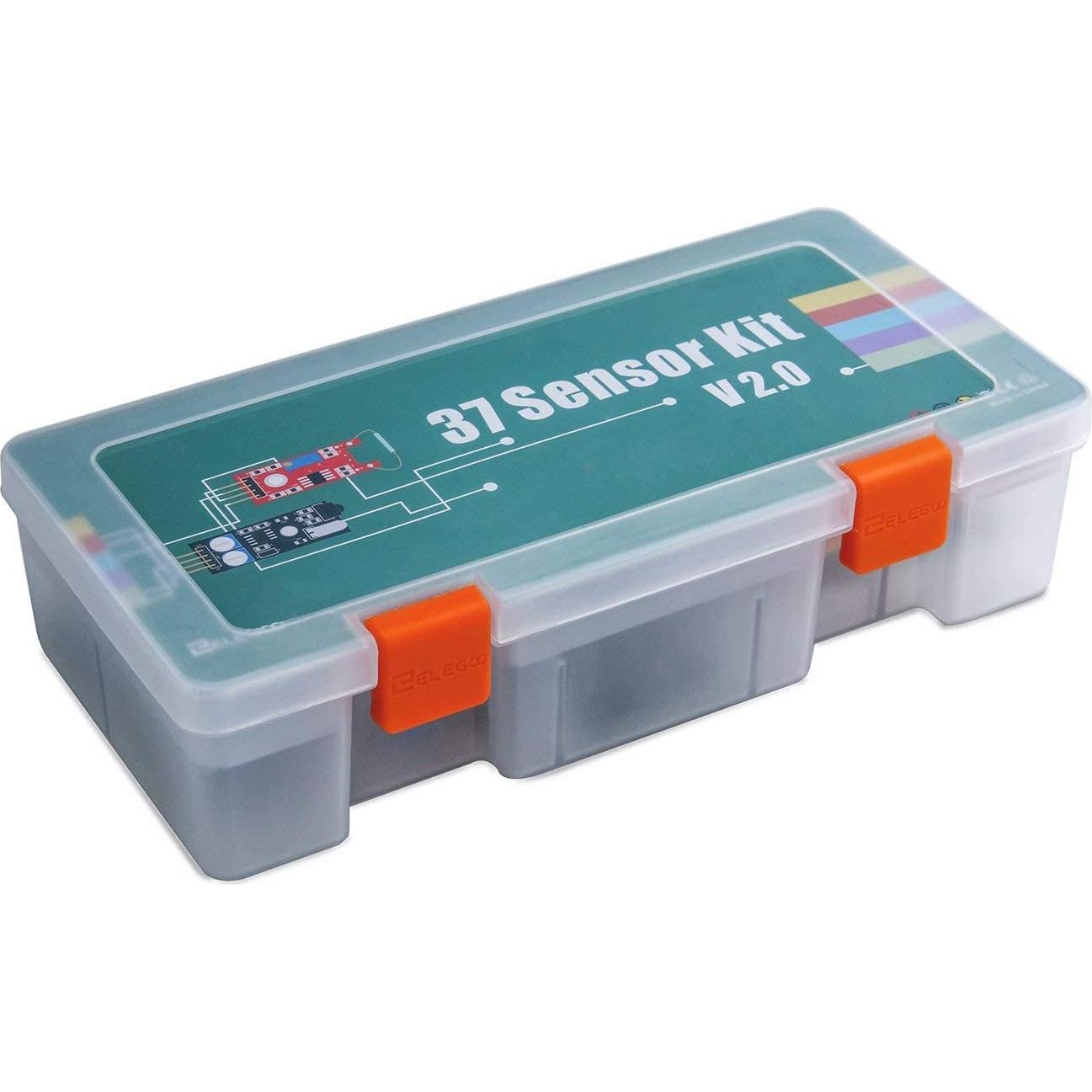 Kit de Inicio Electrónica Elegoo UNO R3 37 Módulos 120 Cables