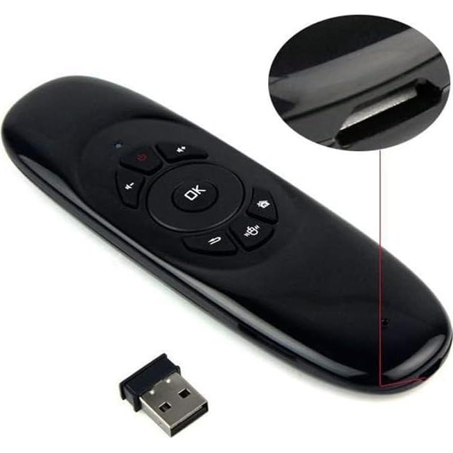 Control Remoto Inalámbrico BIFANS Air Mouse con Teclado RGB