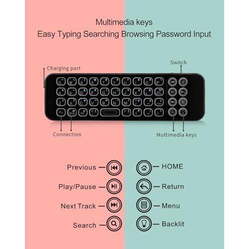 Teclado Inalámbrico Mini Bluetooth iPazzPort con Funda