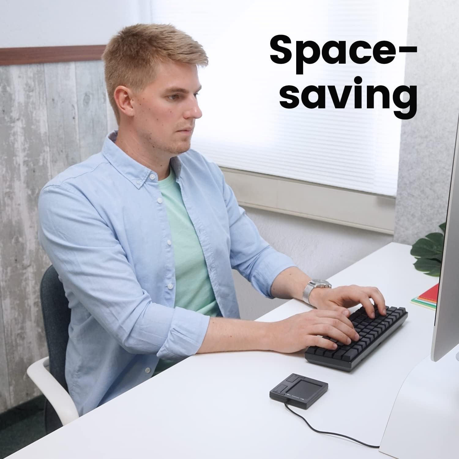 Touchpad USB Perixx PERIPAD-501 Con Cable Negro Compacto