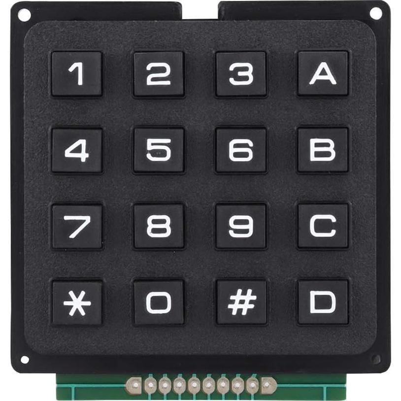 Teclado Numérico Wendry 16 Teclas 4x4 para Microcontroladores