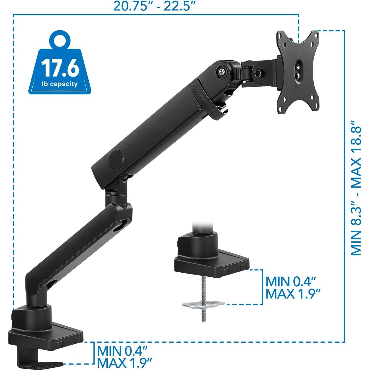 Soporte de Brazo para Monitor Mount-It! MI-2671 24-32" Ajustable