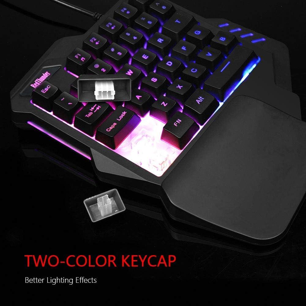 Teclado Gaming RedThunder G30 Retroiluminado RGB 35 Teclas