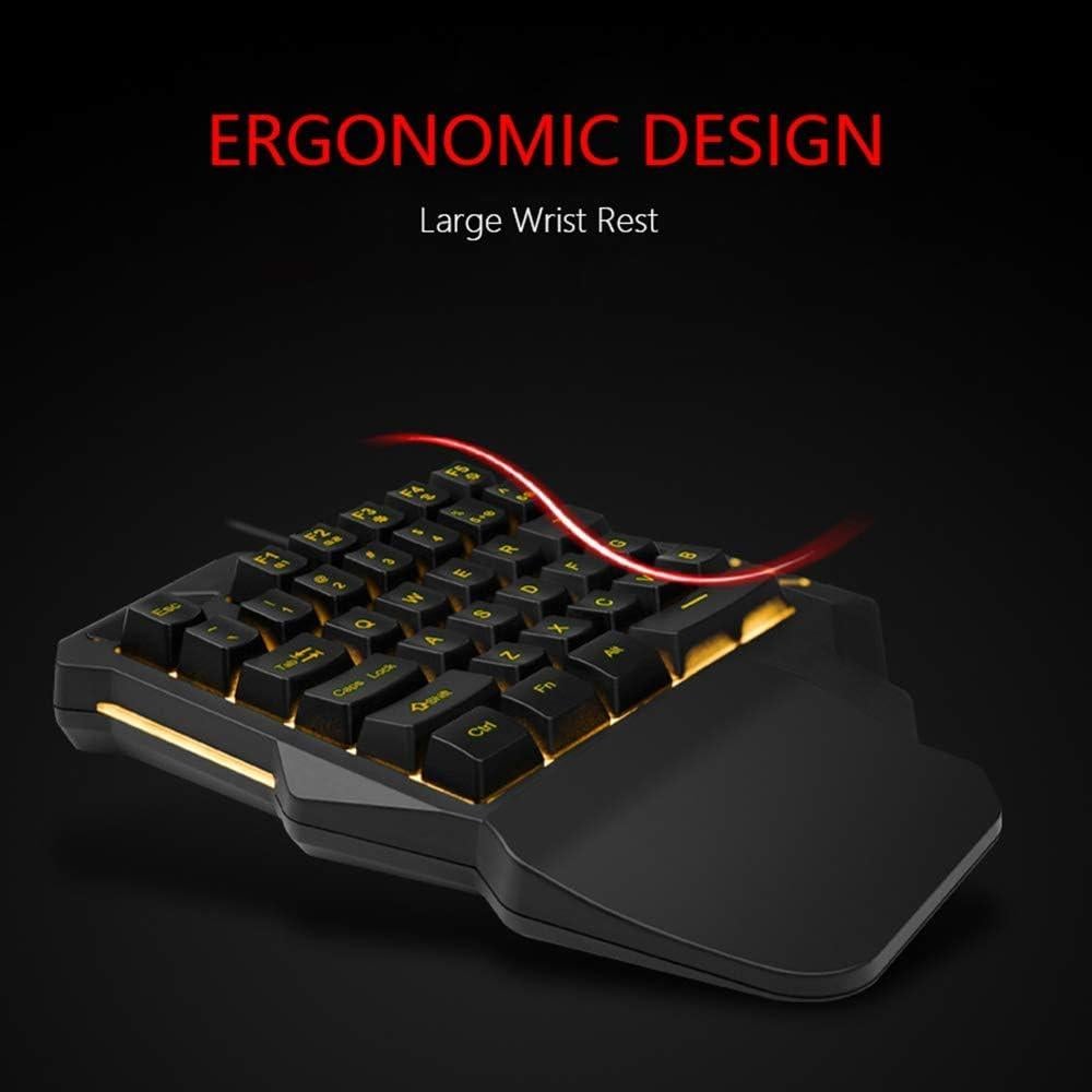 Teclado Gaming RedThunder G30 Retroiluminado RGB 35 Teclas